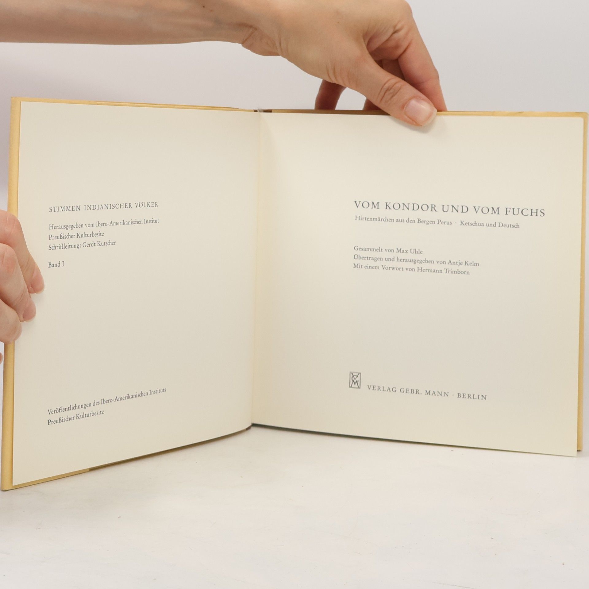 Various authors Vom kondor und vom Fuchs