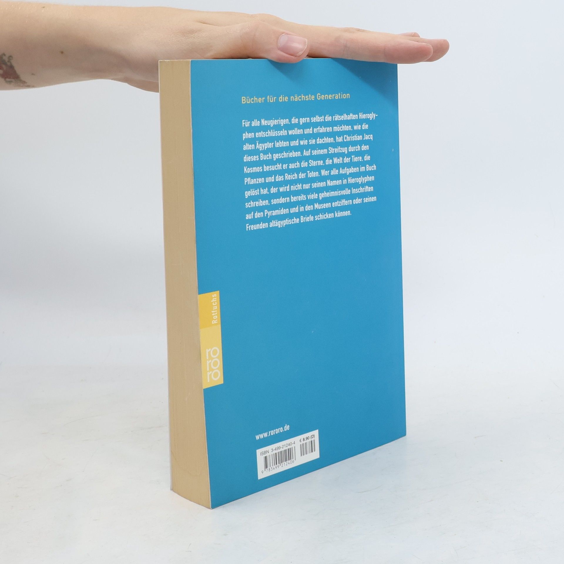 Christian Jacq Sag's mit Hieroglyphen
