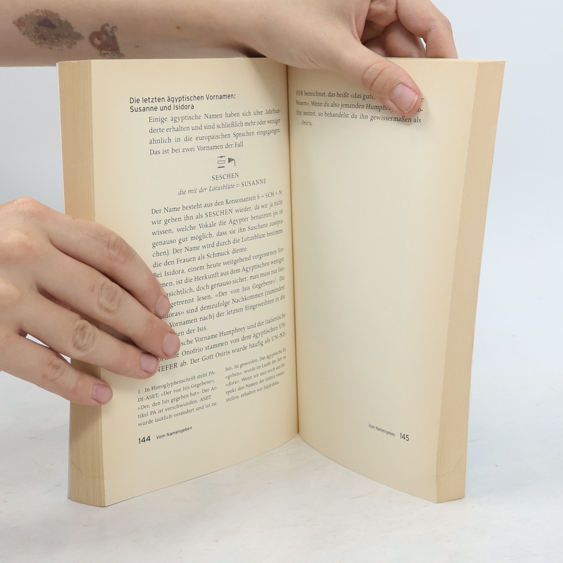 Christian Jacq Sag's mit Hieroglyphen