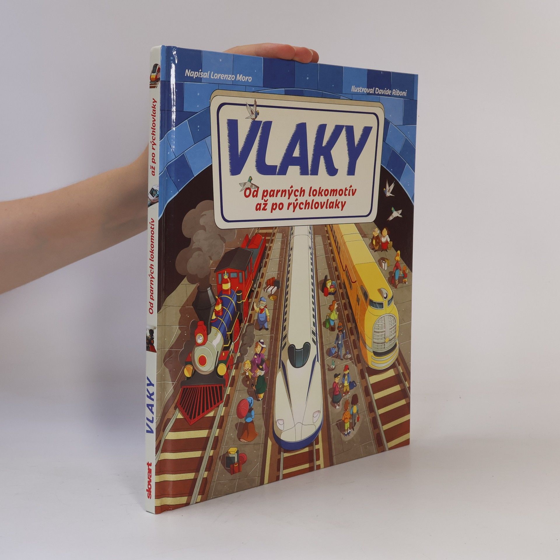 Davide Riboni Vlaky. Od parných lokomotív až po rýchlovlaky
