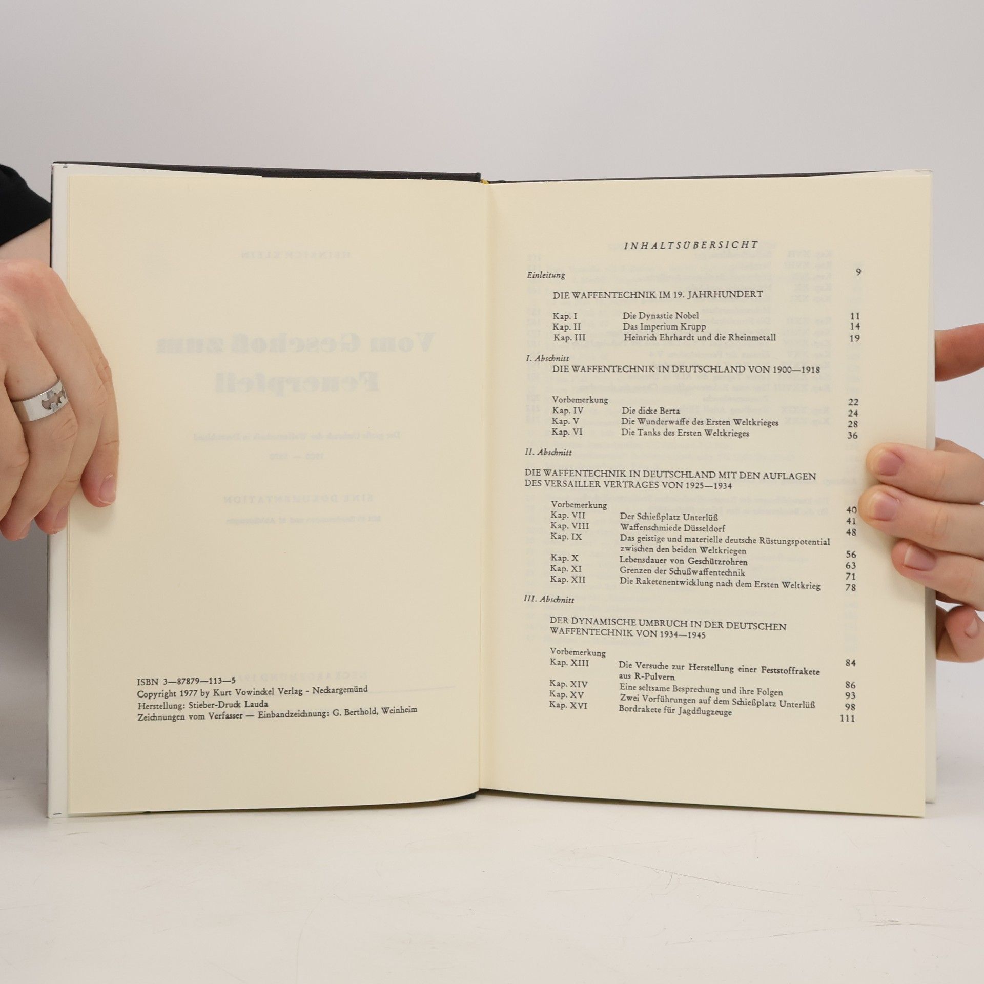 Heinrich Klein Vom Geschoss zum Feuerpfeil