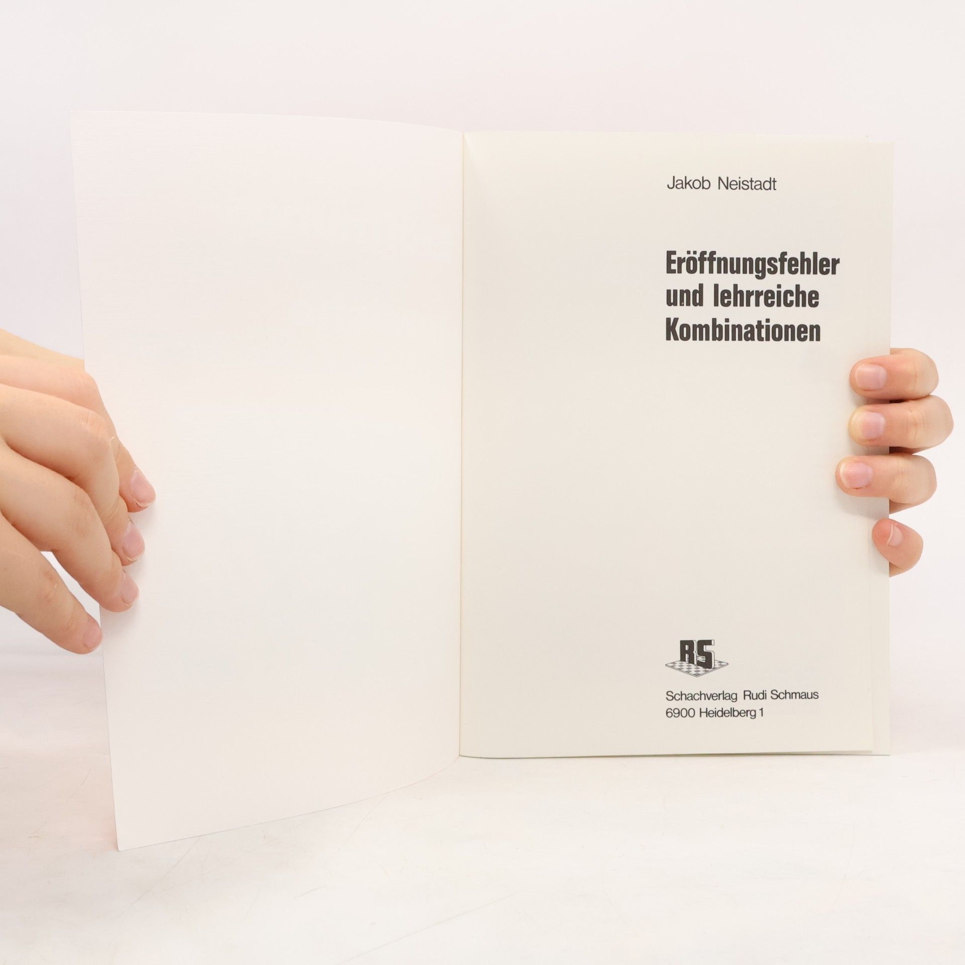 Jakob Neistadt Eröffnungs-fehler und lehrreiche kombinationen