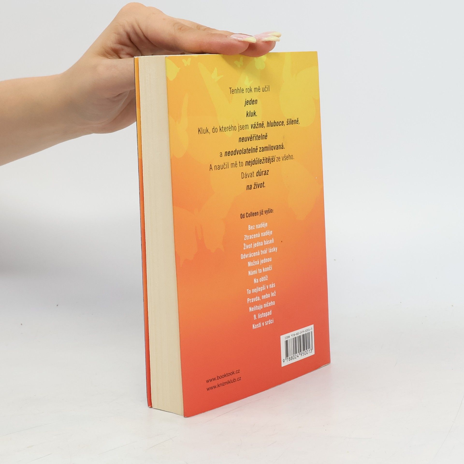 Colleen Hoover Život jedna báseň