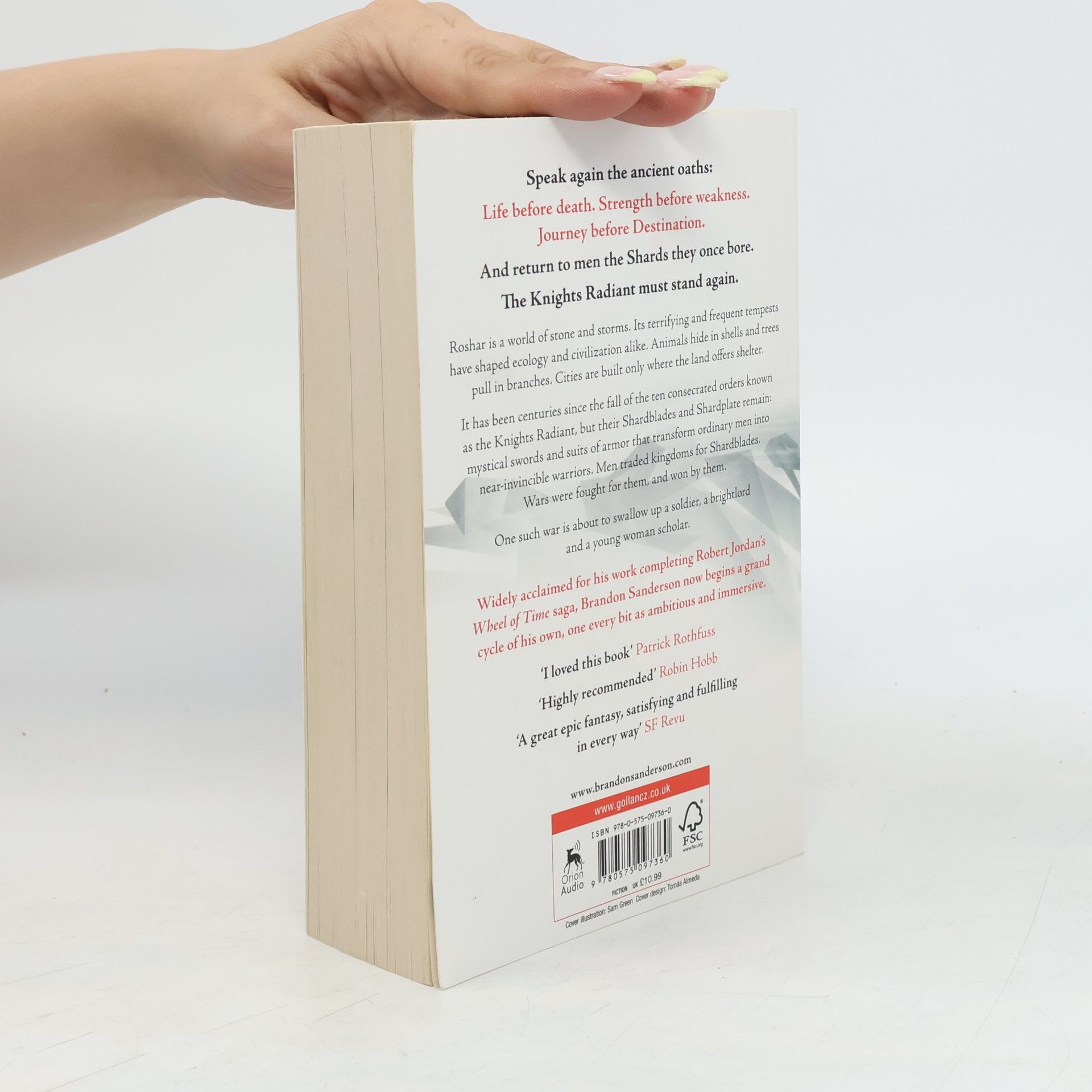 Brandon Sanderson The Way of Kings: Book one of The stormlight Archive. Part one