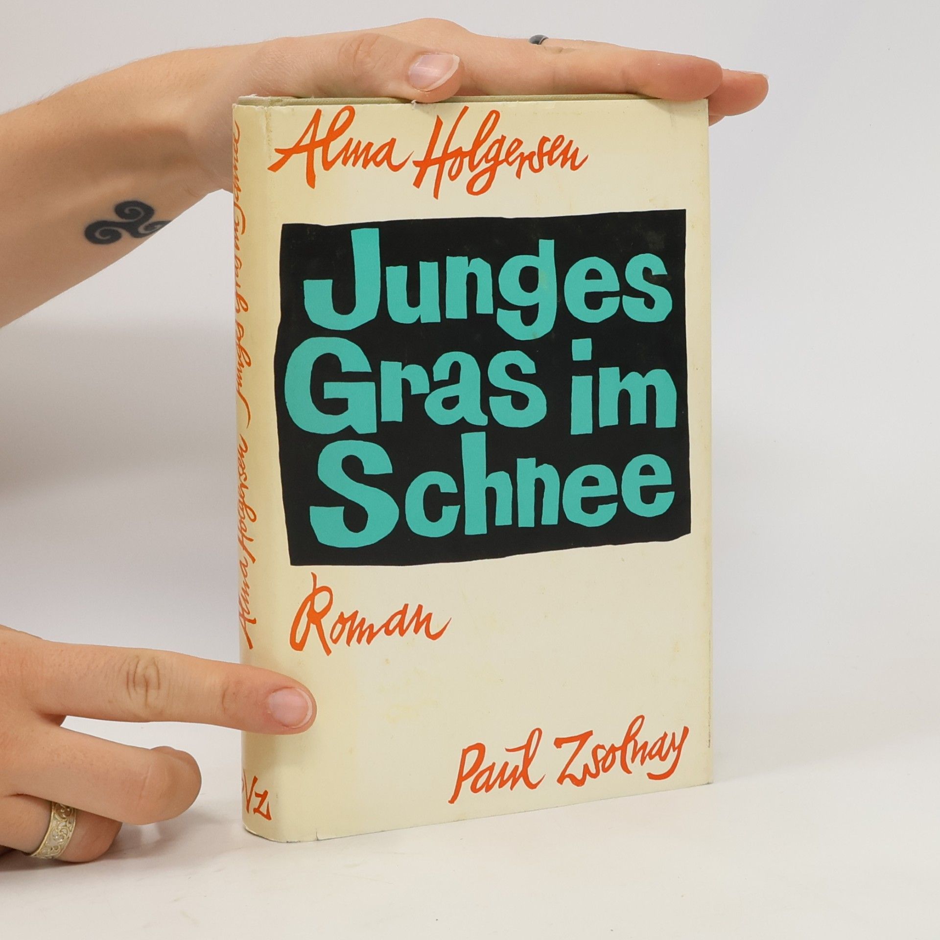 Alma Holgersen Junges Gras im Schnee