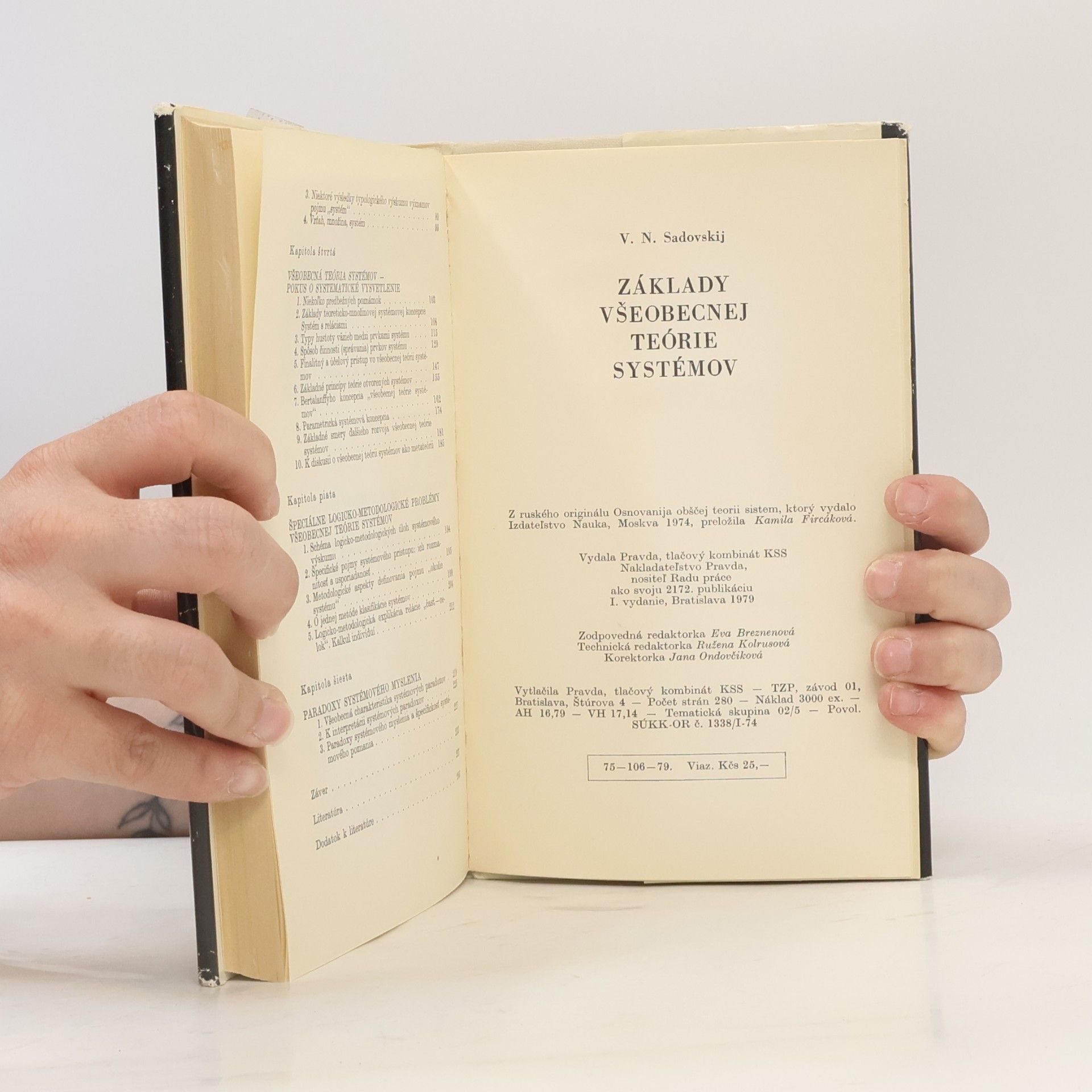 V. N. Sadovskij Základy všeobecnej teórie systémov