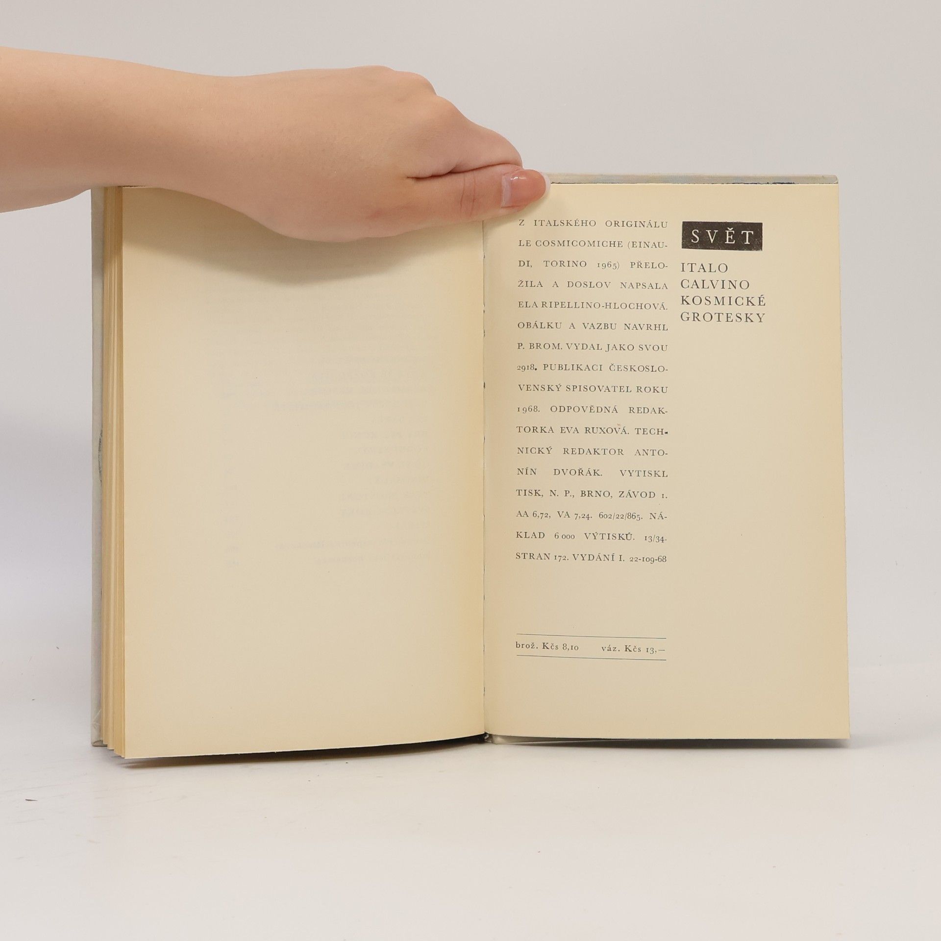 Italo Calvino Kosmické grotesky