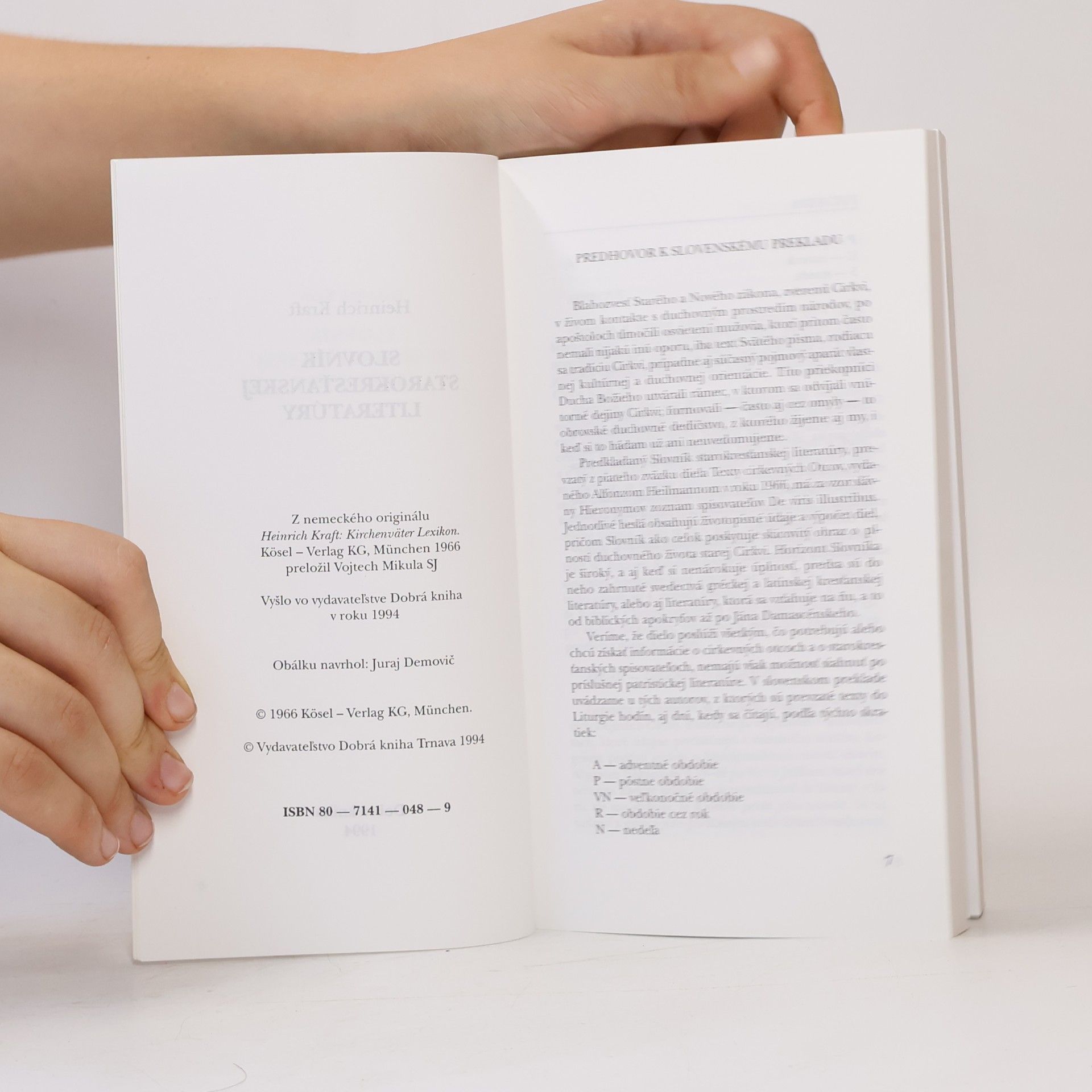 Heinrich Kraft Slovník starokresťanskej literatúry