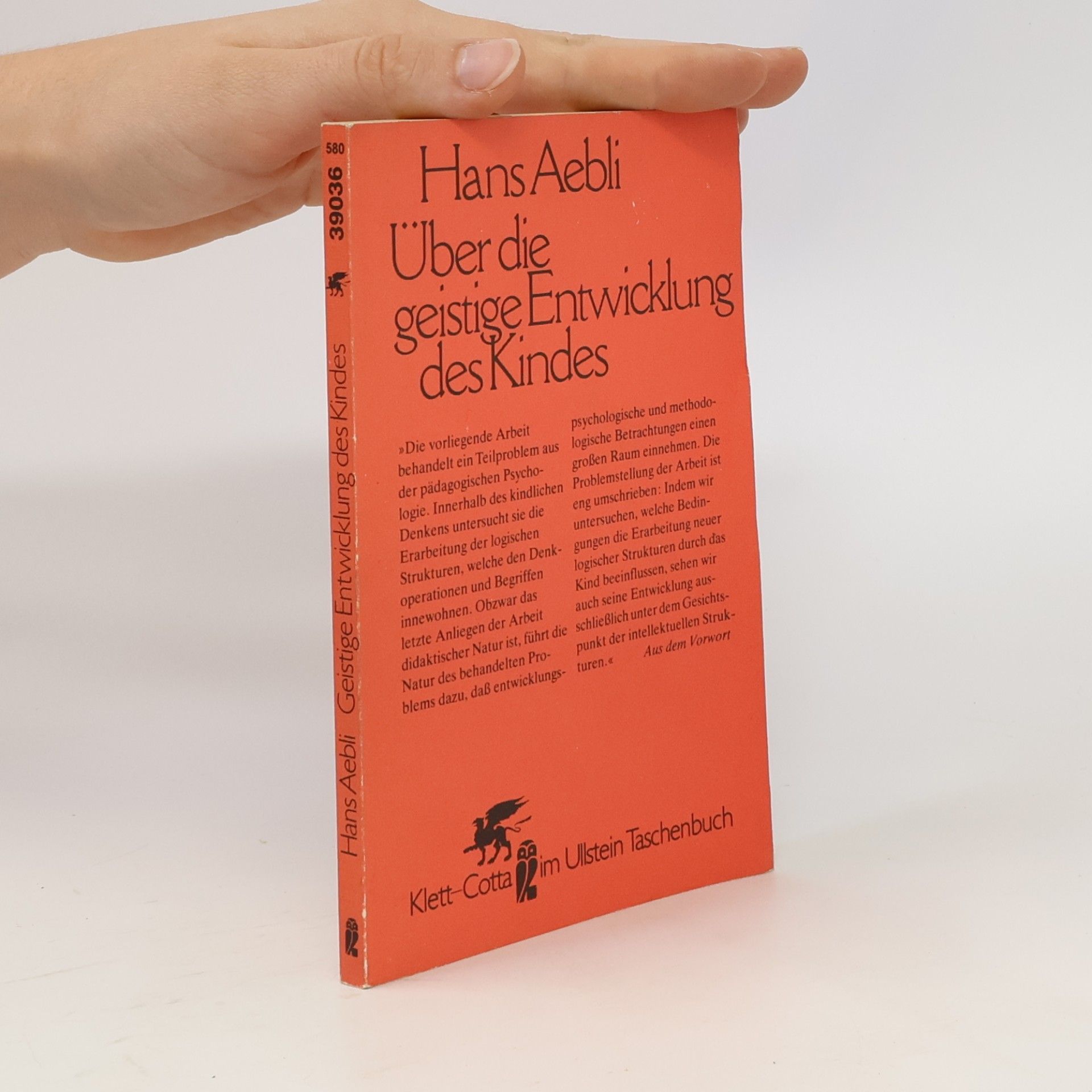 Über die geistige Entwicklung des Kindes