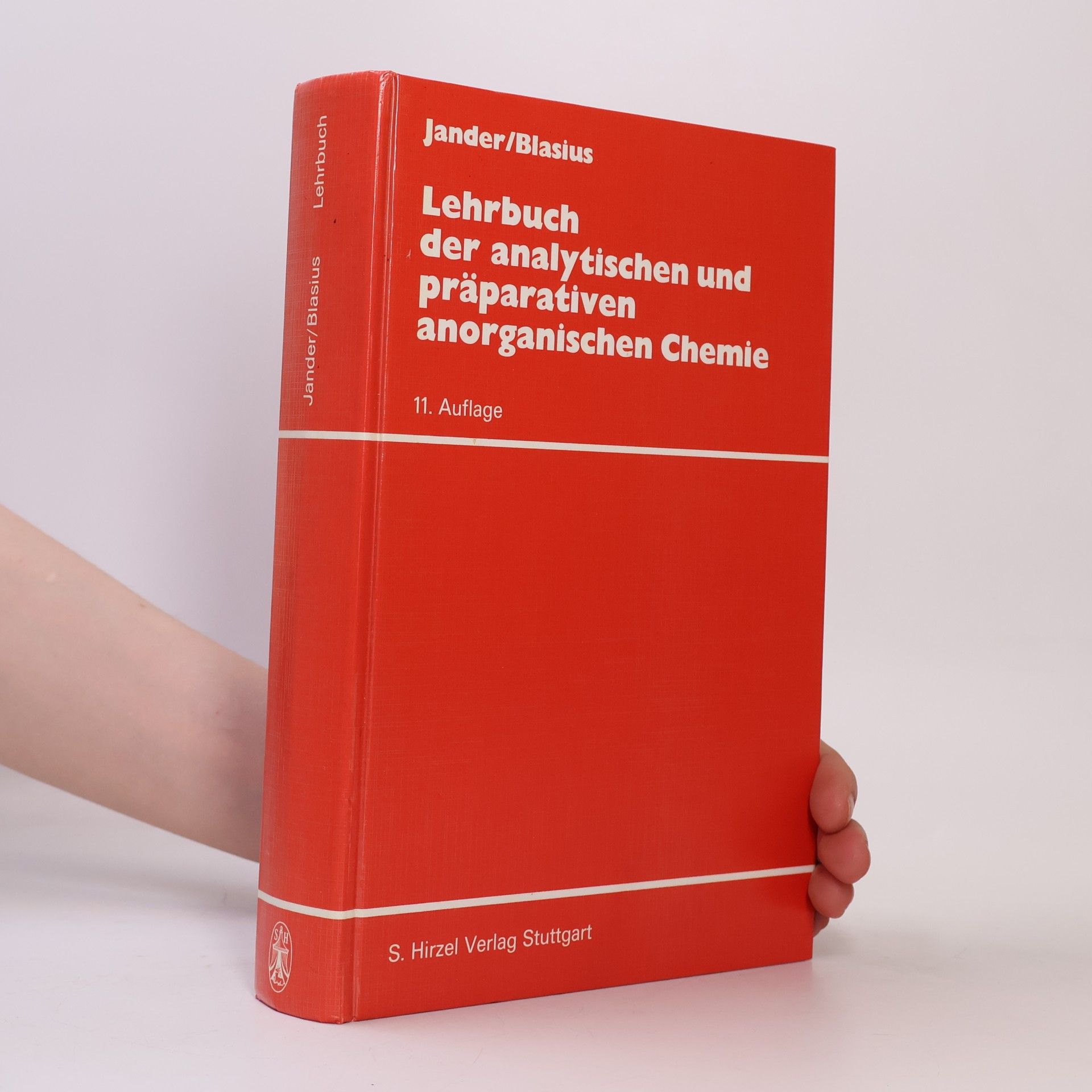 Gerhart Jander Lehrbuch der analytischen und präparativen anorganischen Chemie