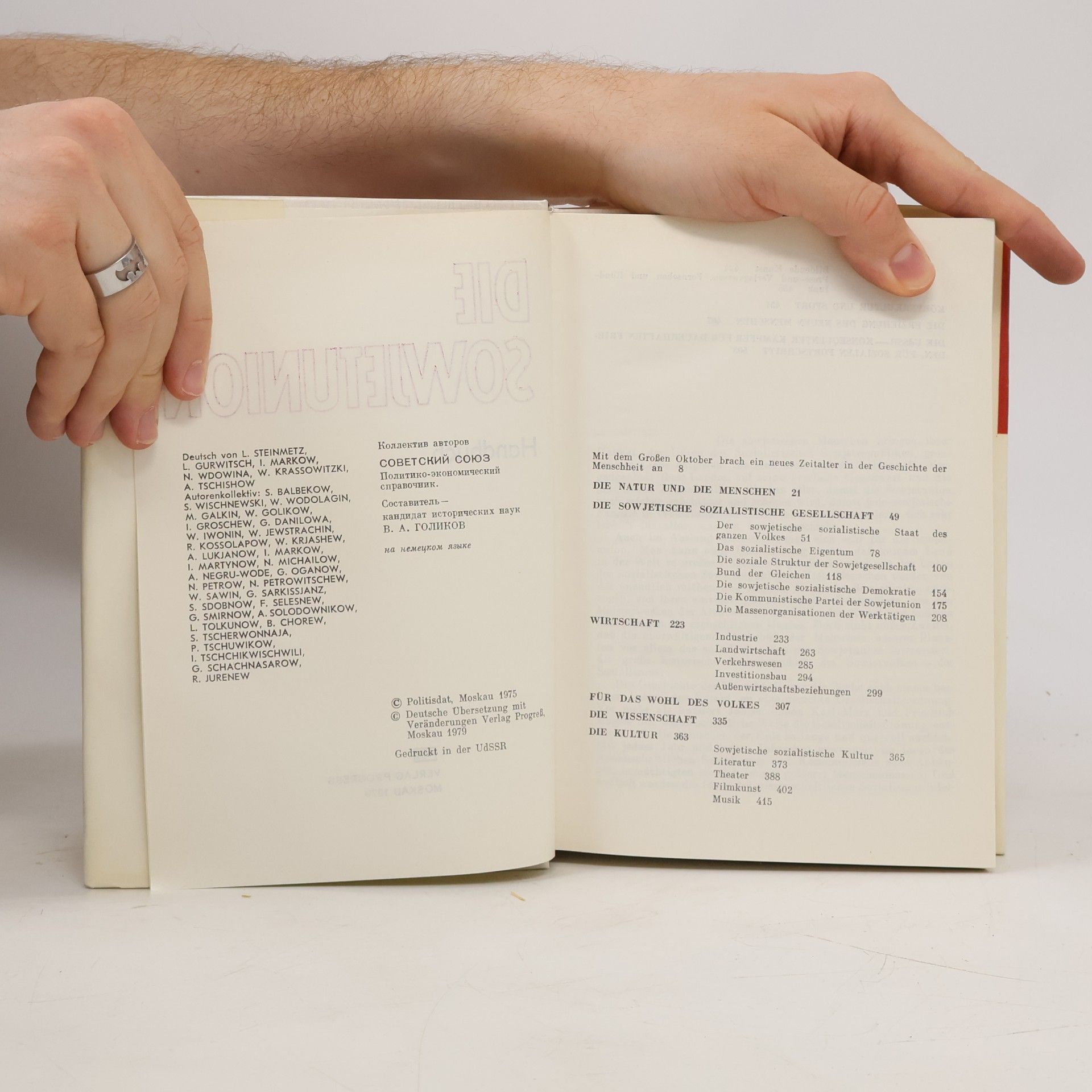 Autorenkollektiv Die Sowjetunion: Handbuch