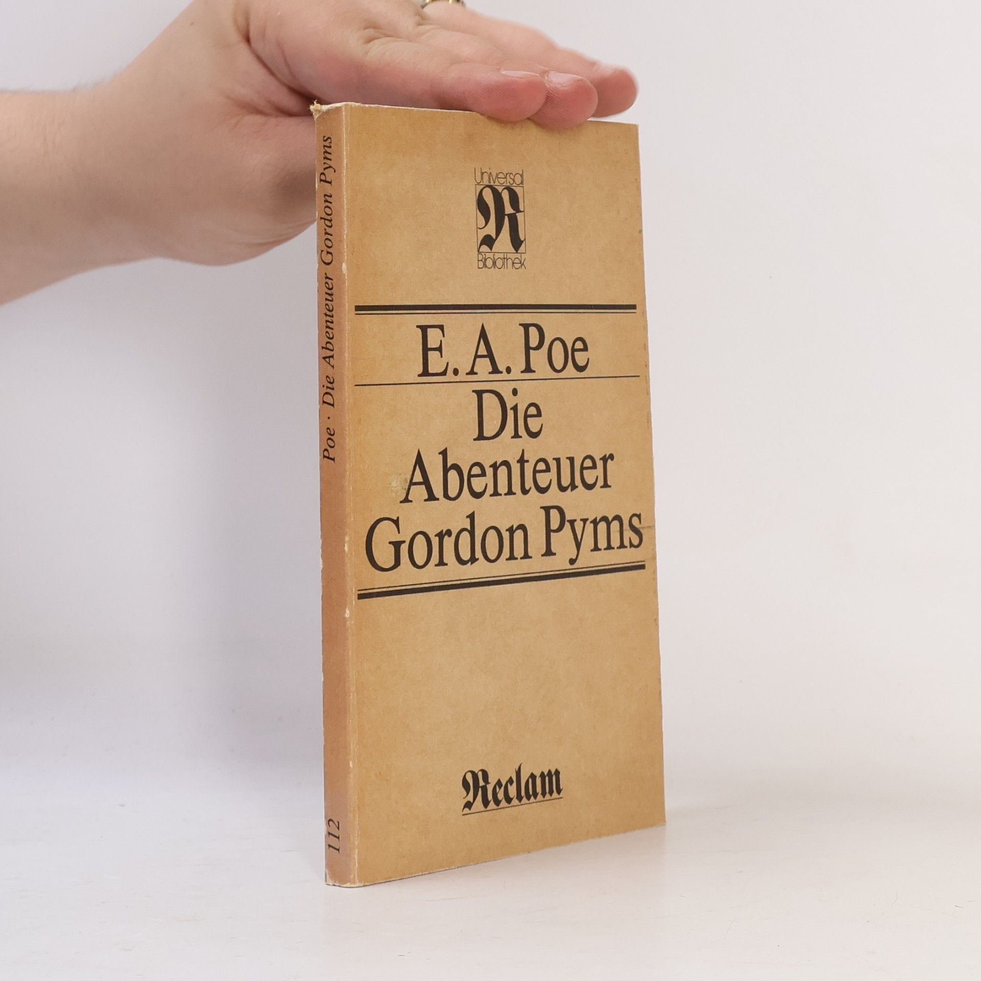 Edgar Allan Poe Die Abenteuer Gordon Pyms