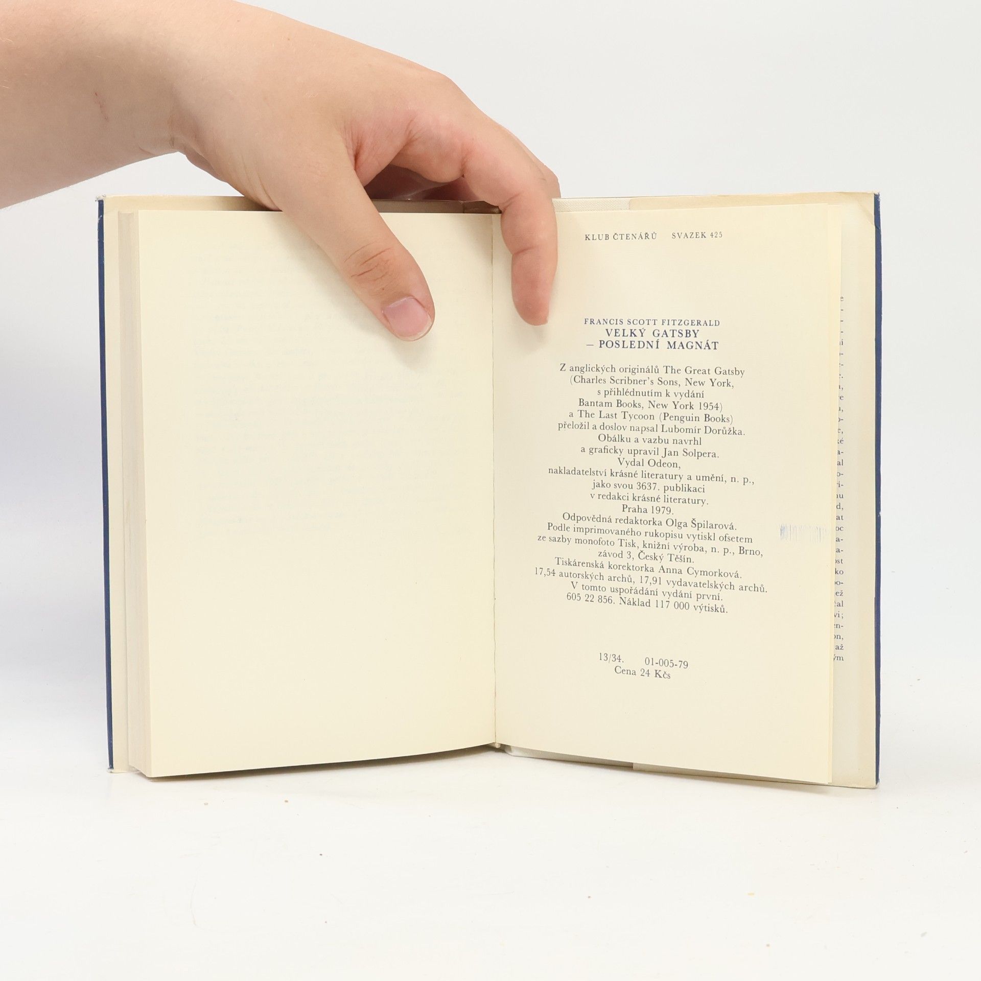 Francis Scott Fitzgerald Velký Gatsby. Poslední magnát