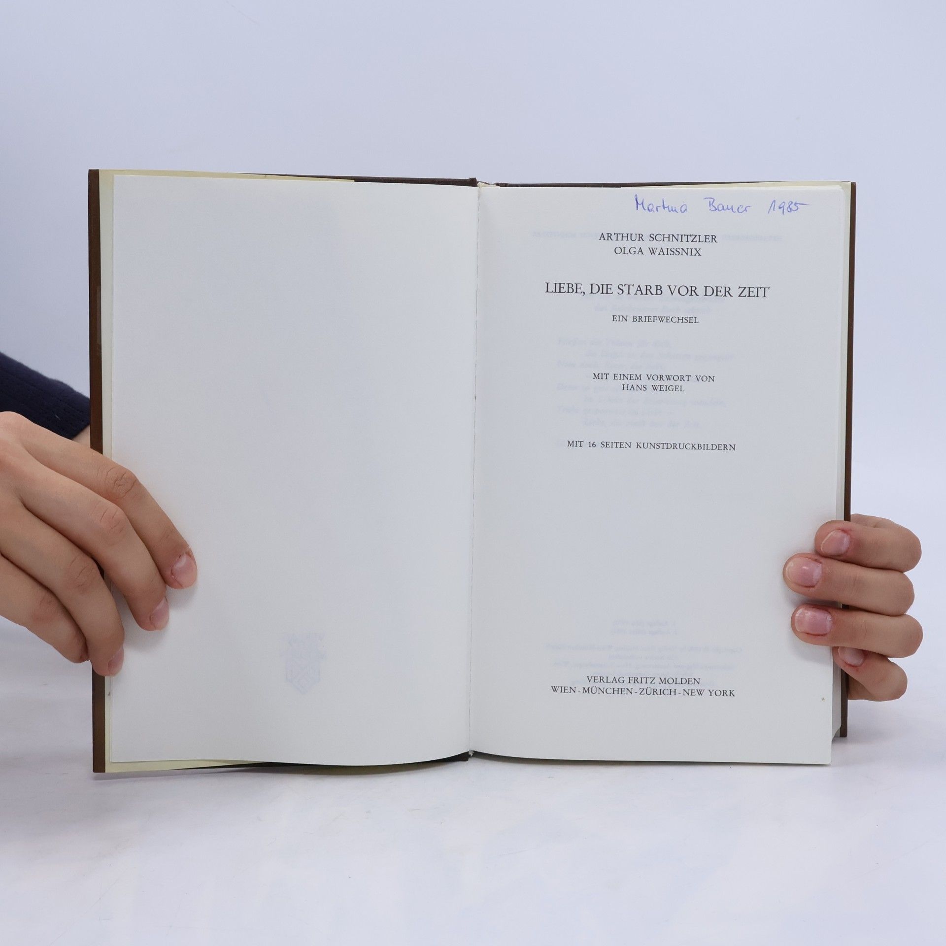 Olga. Correspondence Waissnix Liebe, die starb vor der Zeit: ein Briefwechsel