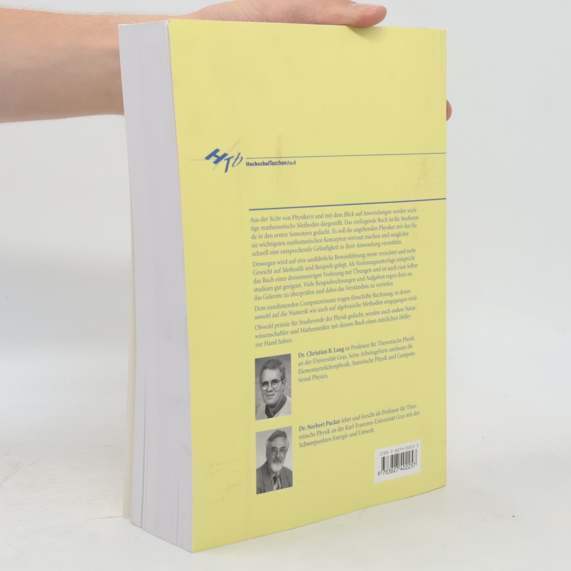 Christian B. Lang Mathematische Methoden in der Physik