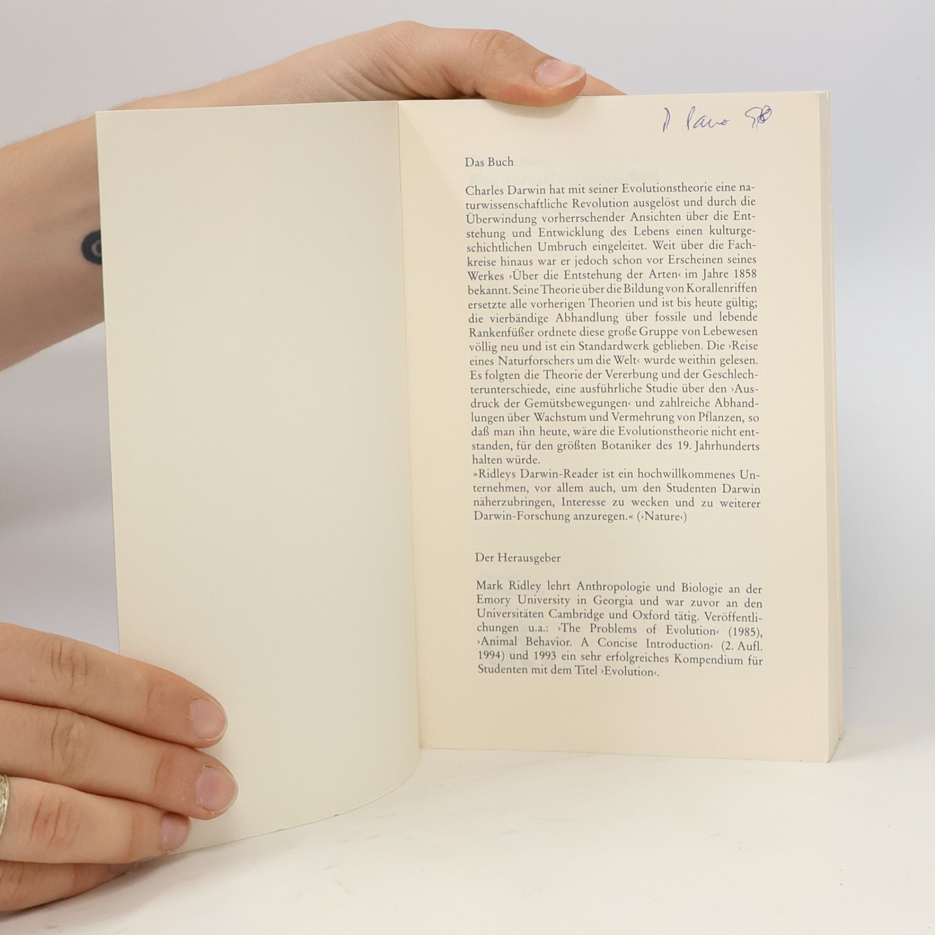 Charles Darwin Darwin lesen