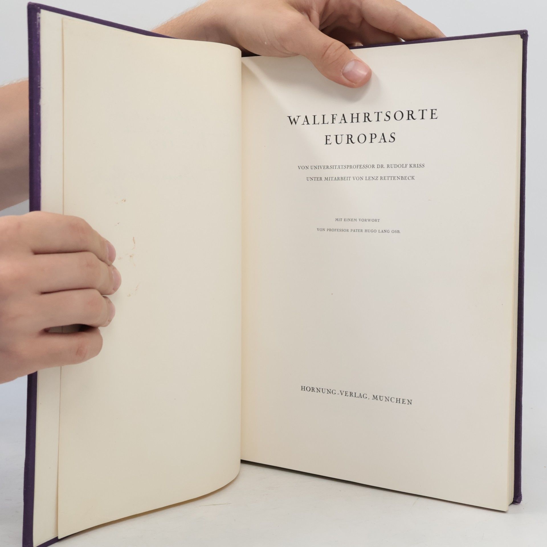 Rudolf Kriss Wallfahrtsorte Europas