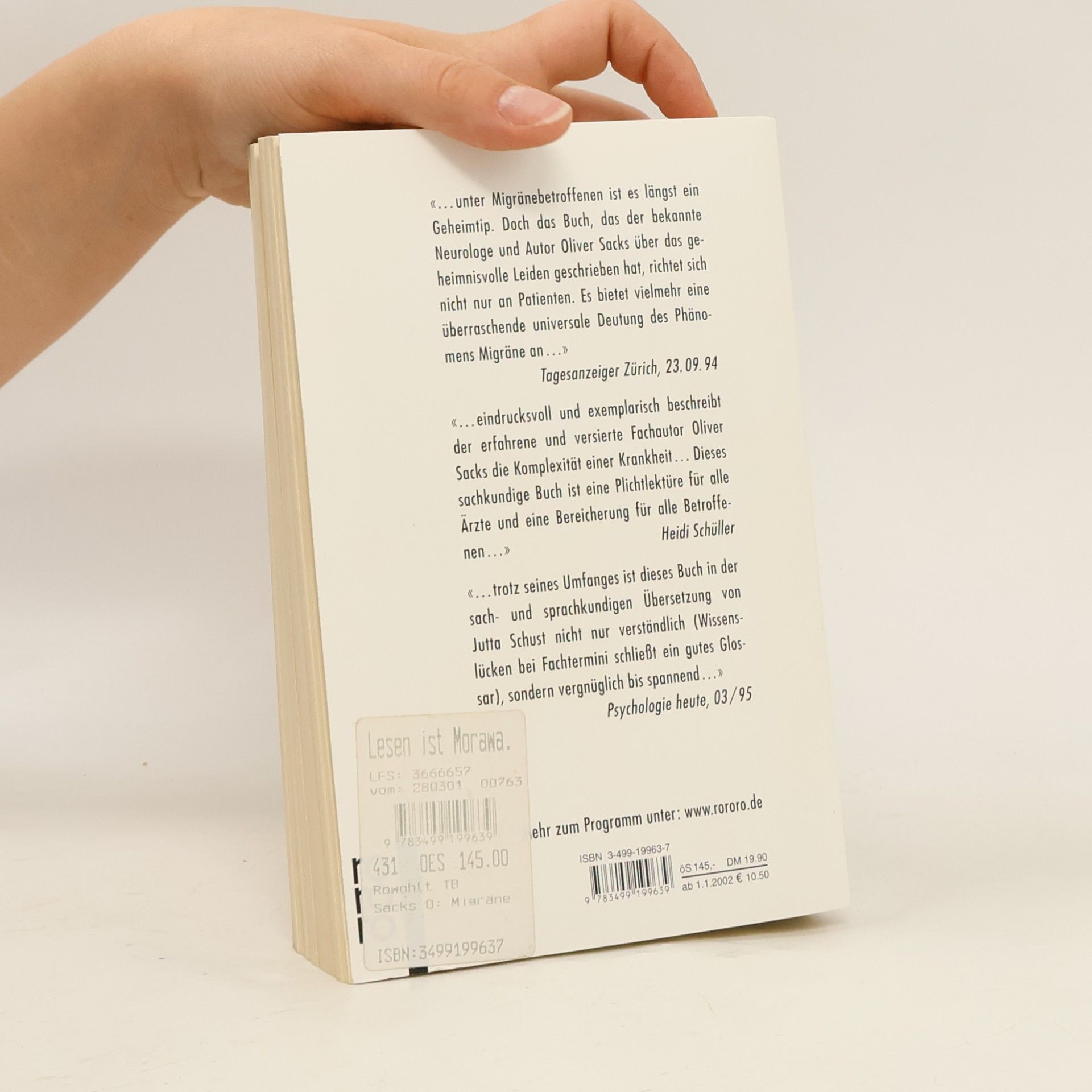 Oliver Sacks Migräne