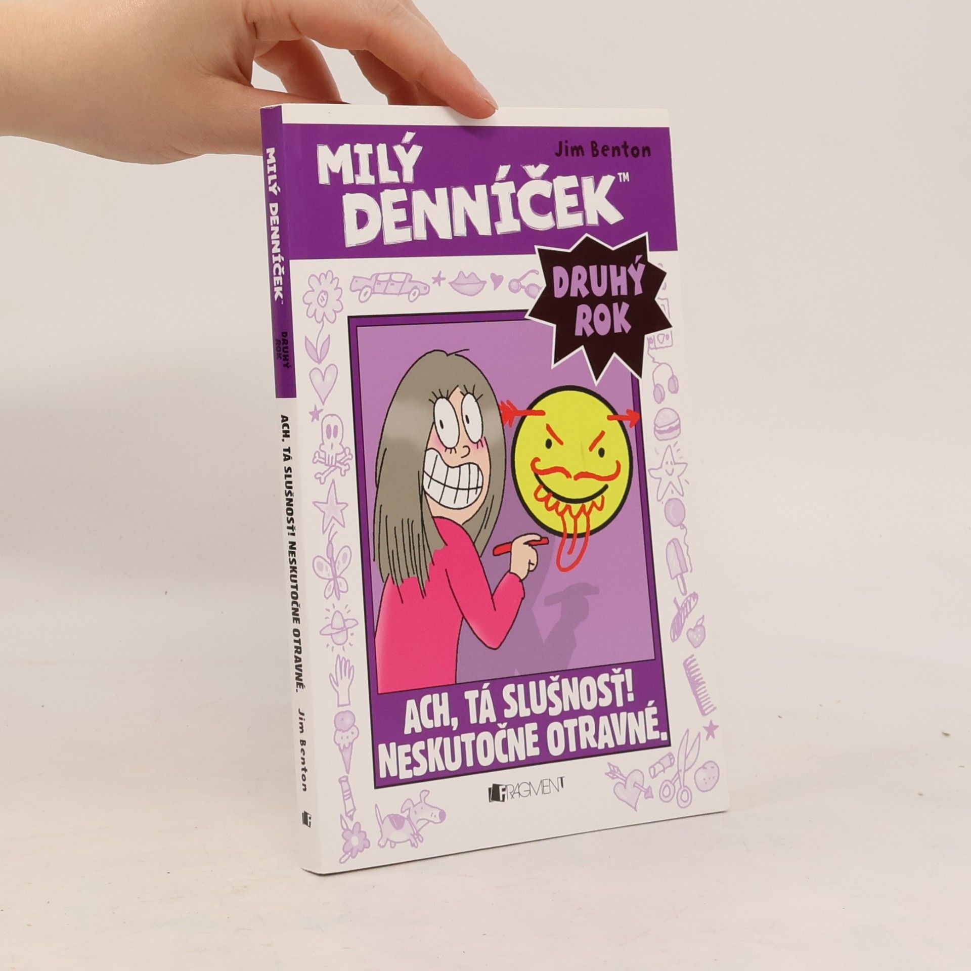 Jim Benton Milý denníček. Druhý rok. Ach, tá slušnosť! Neskutočne otravné.