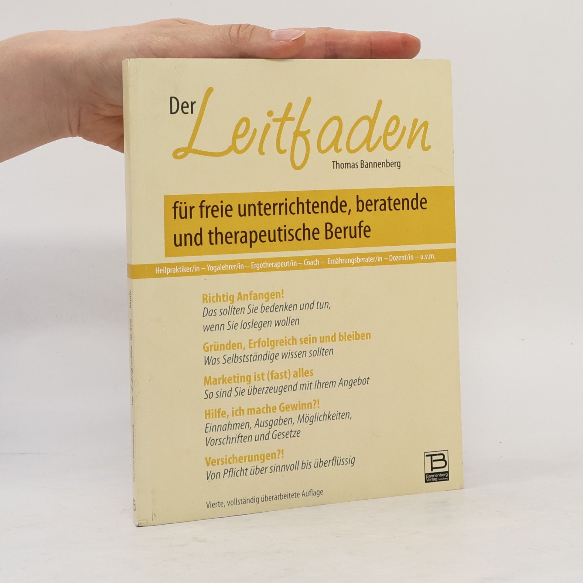 Der Leitfaden für freie unterrichtende, beratende und therapeutische Berufe