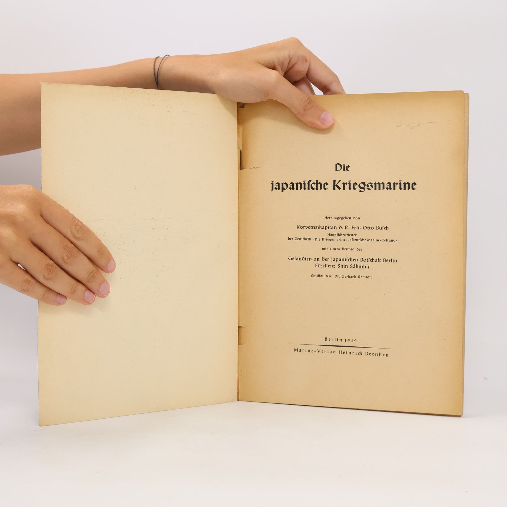 Various authors Die japanische Kriegsmarine