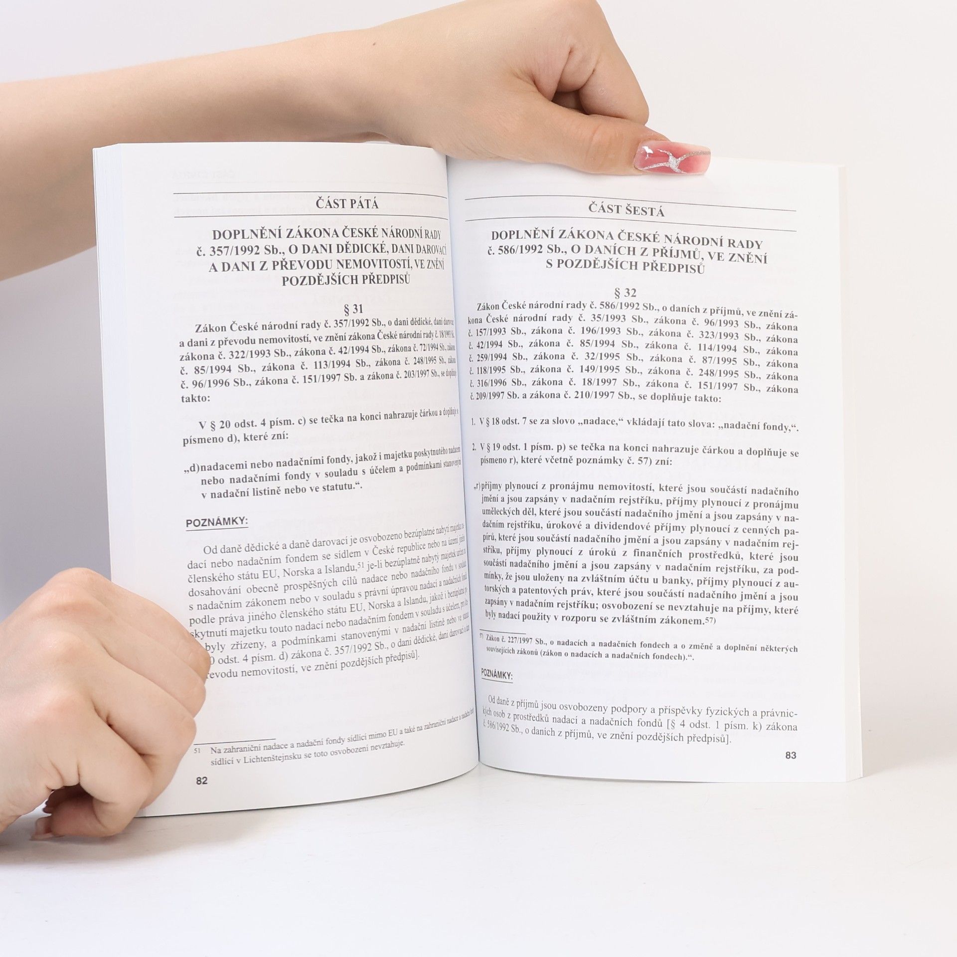 Tomáš Dvořák Nadace a nadační fondy : text zákona s poznámkami