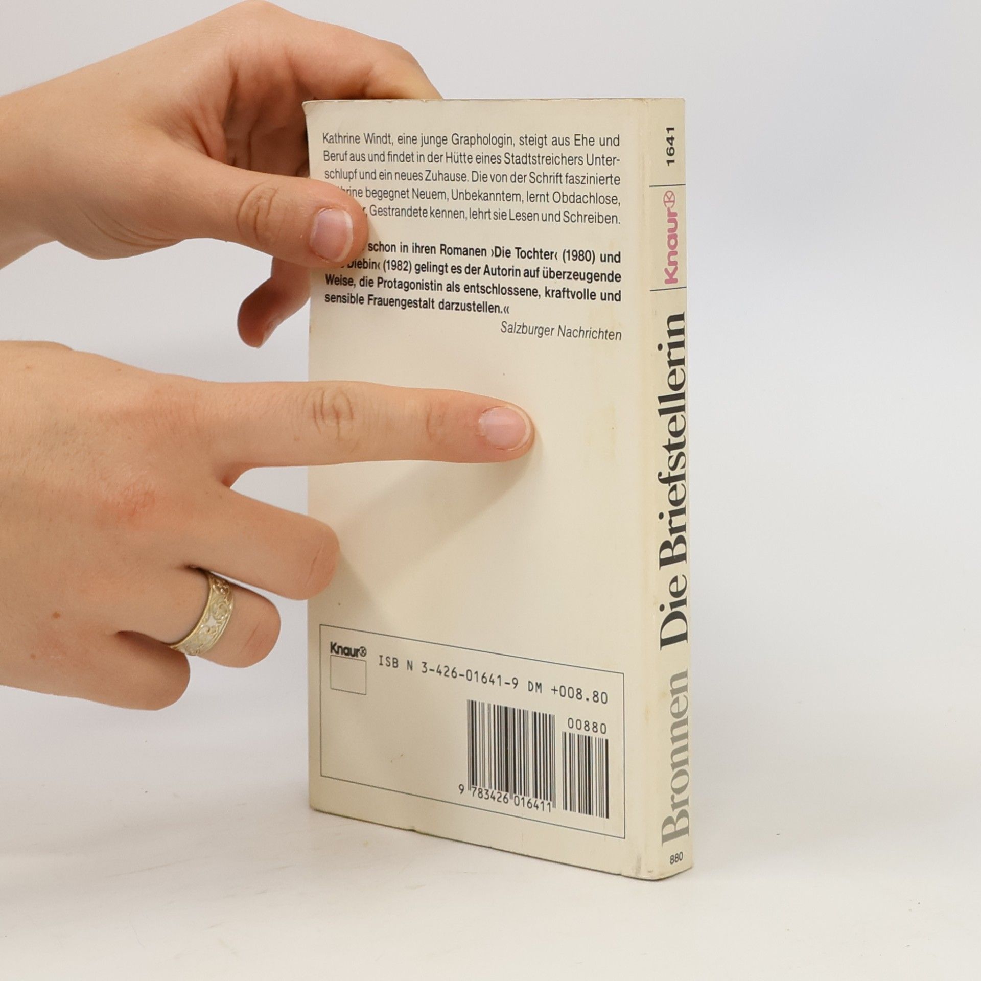 Barbara Bronnen Knaur Taschenbücher: Die Briefstellerin