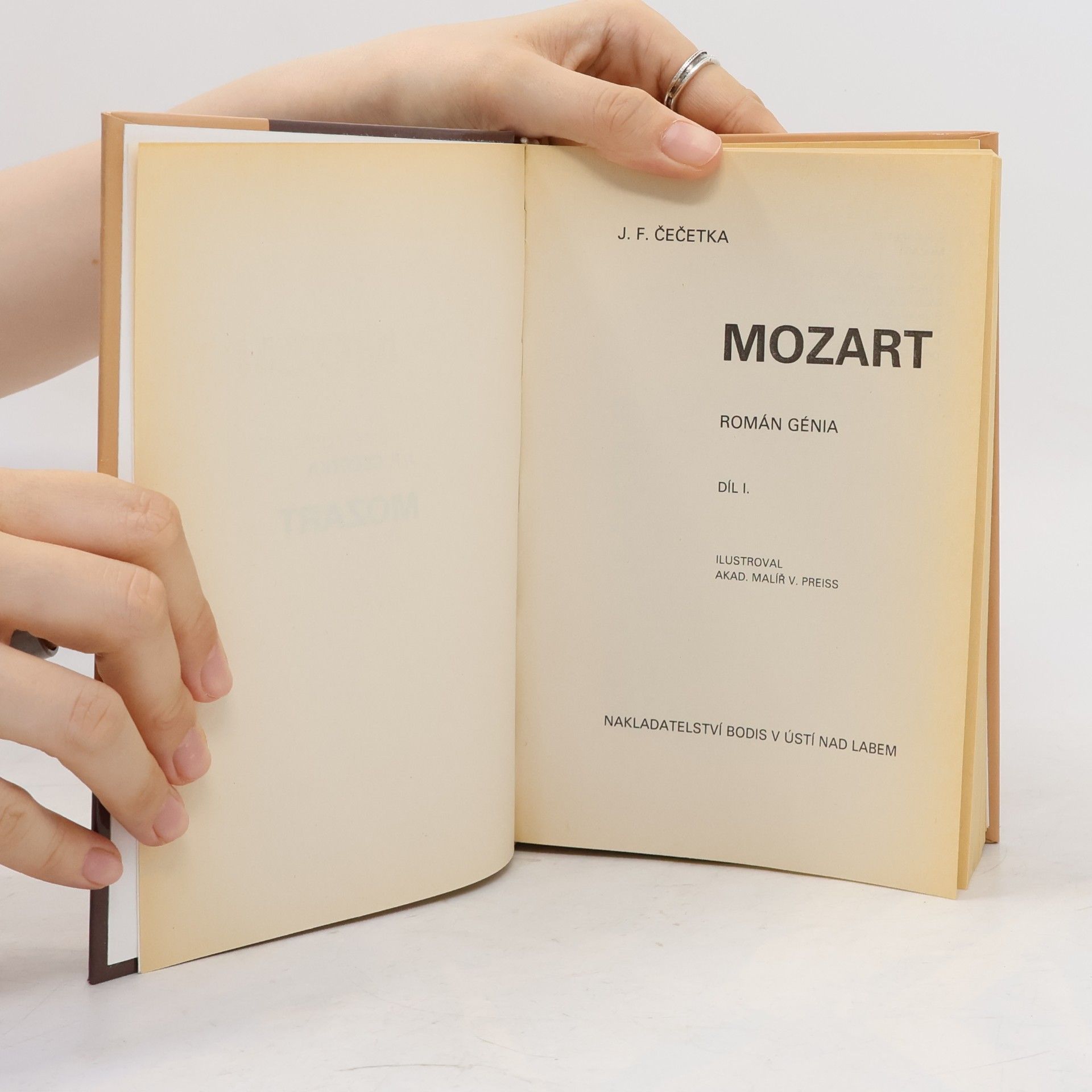 František Josef Čečetka Mozart. Román génia
