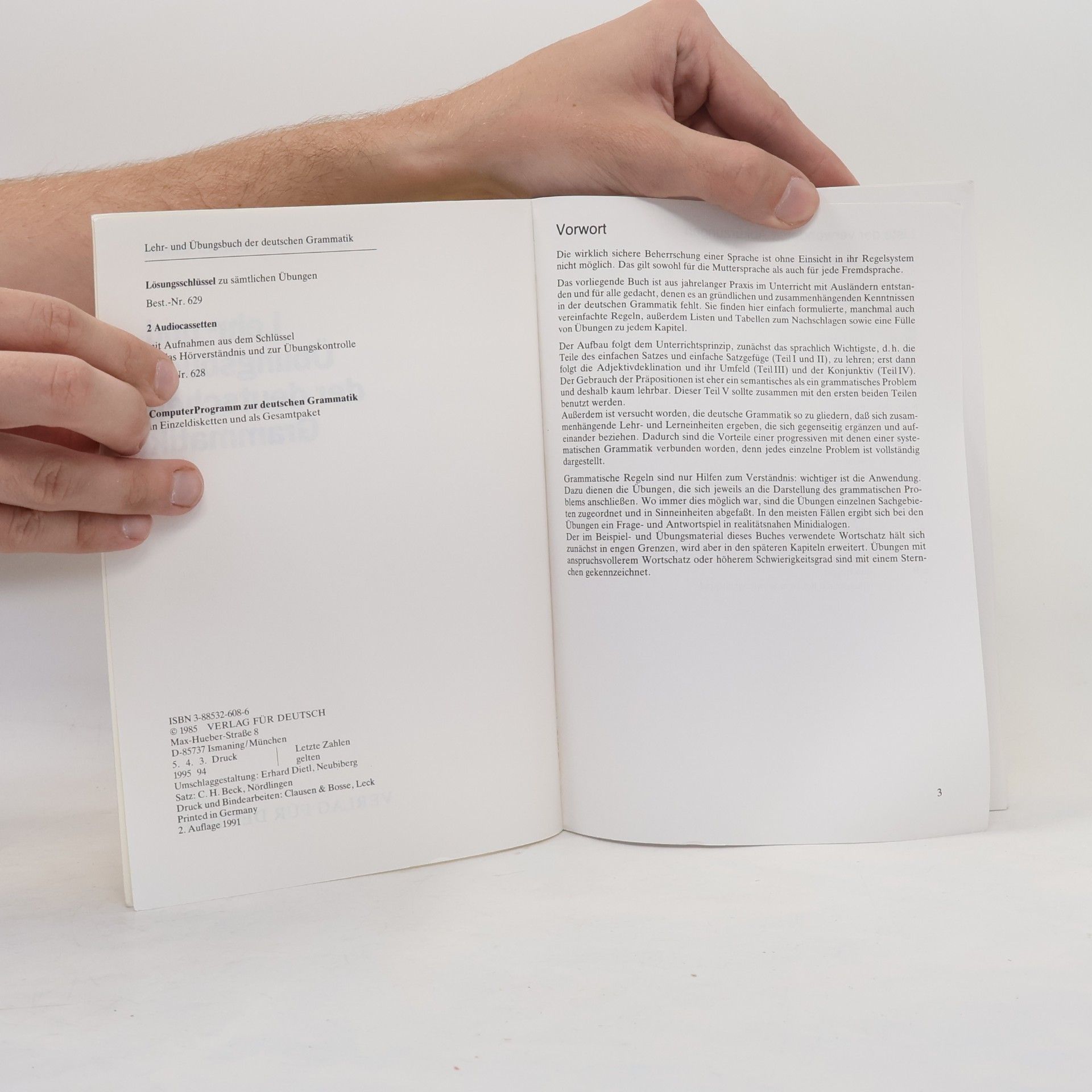 H Dreyer Lehr- und Übungsbuch der deutschen Grammatik, Lehr- und Übungsbuch