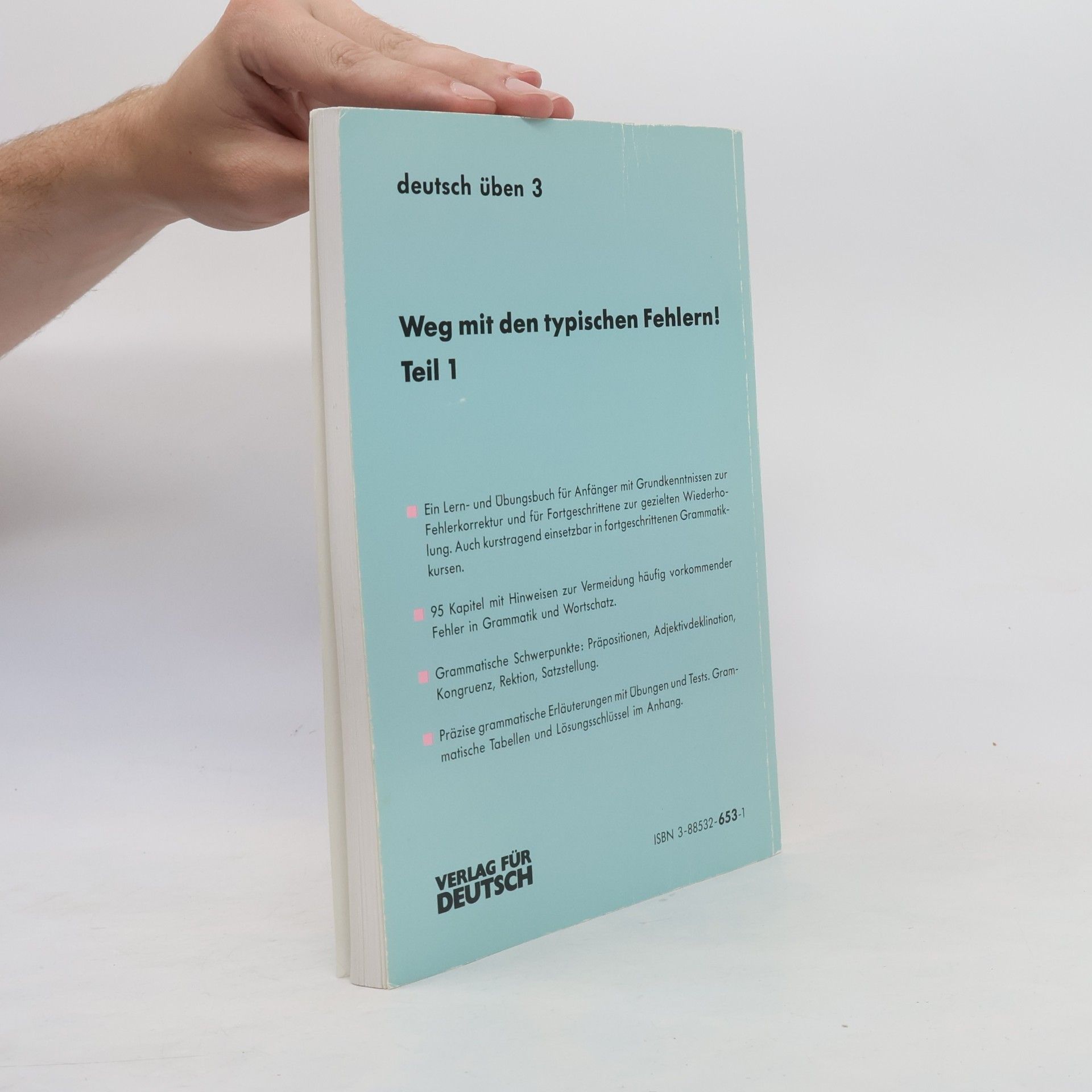 Autorenkollektiv Deutsch üben 3. Weg mit den typischen Fehlern! 1