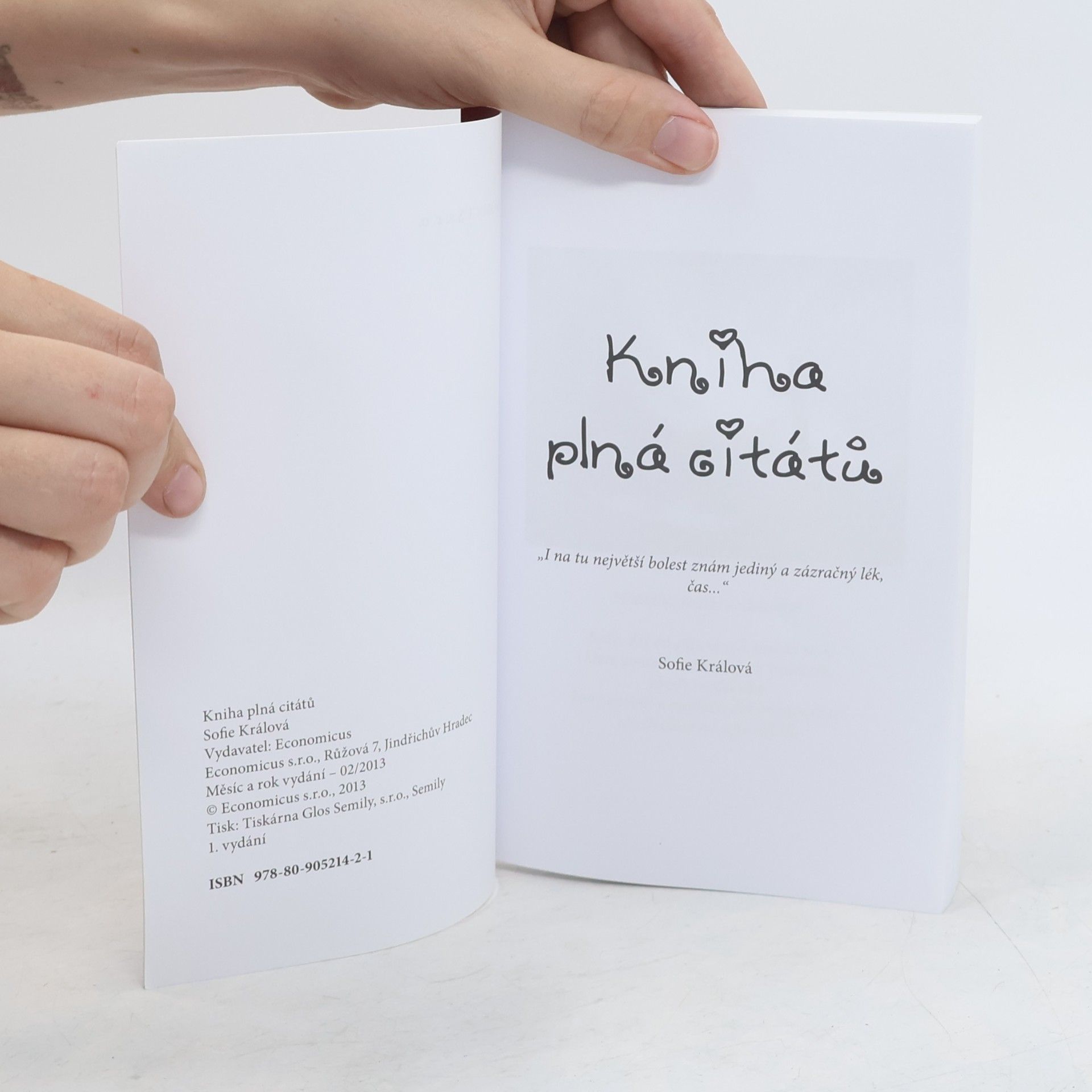 Sofie Králová Kniha plná citátů