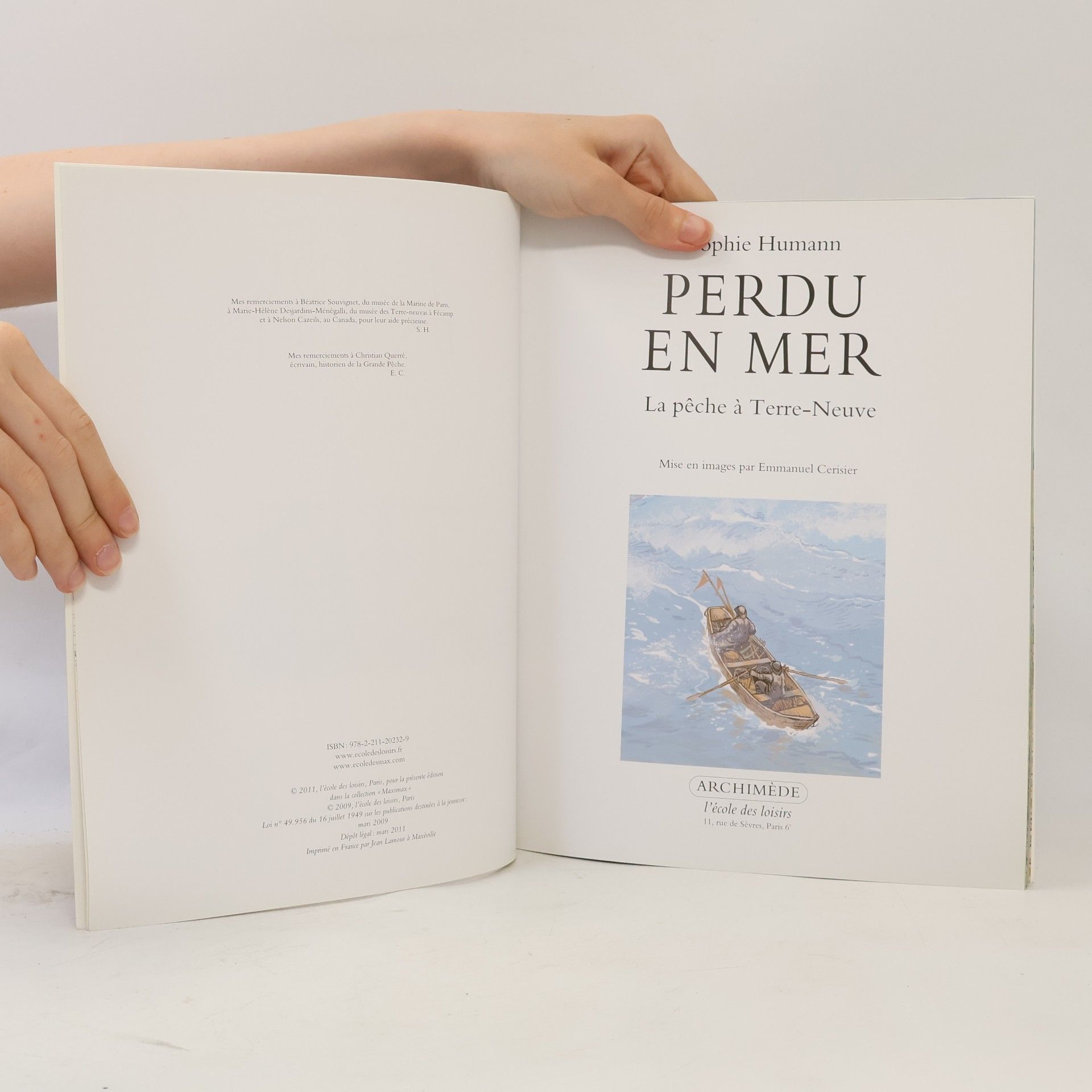 Emmanuel Cerisier Perdu en mer, la pêche à Terre-Neuve