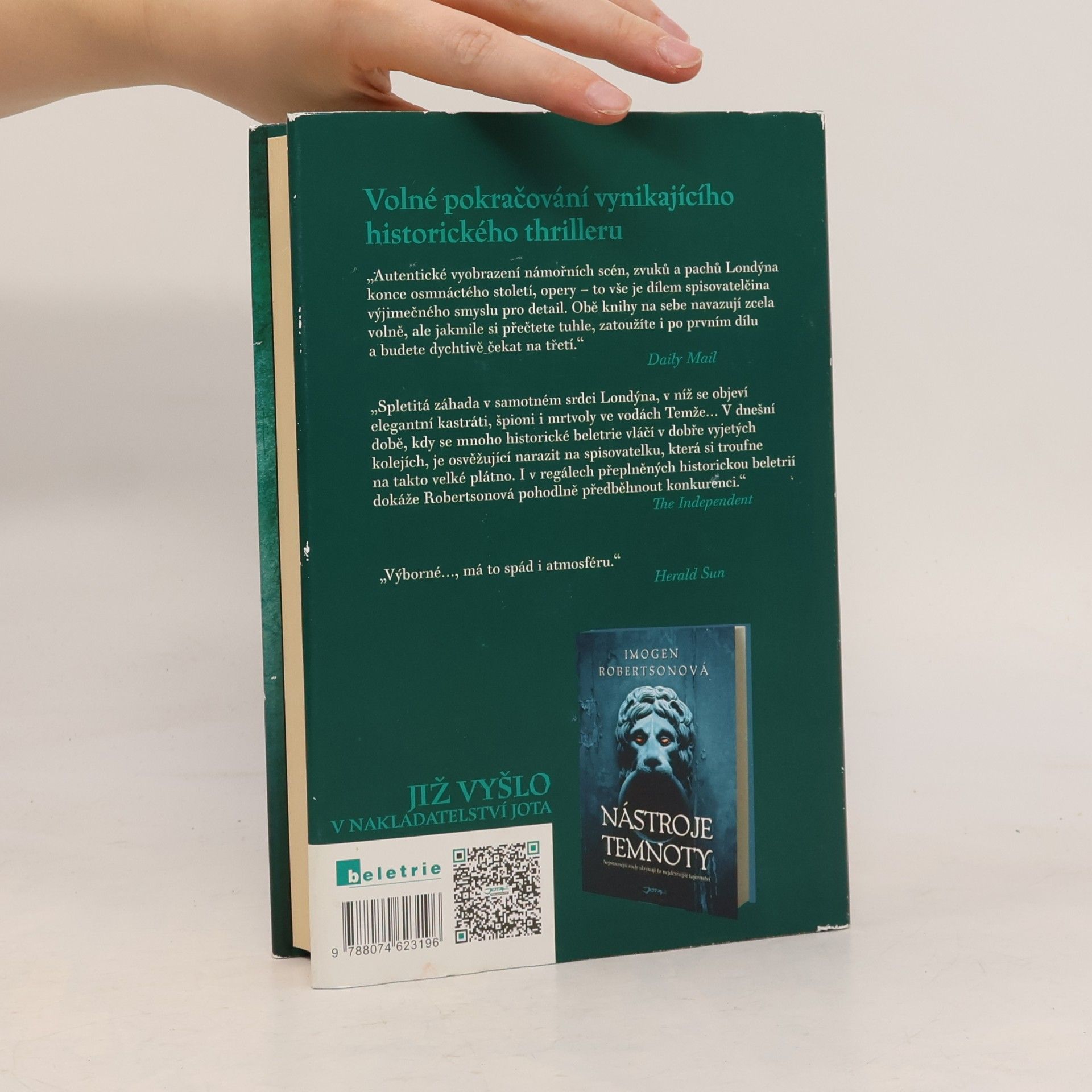 Imogen Robertson Anatomie vraždy