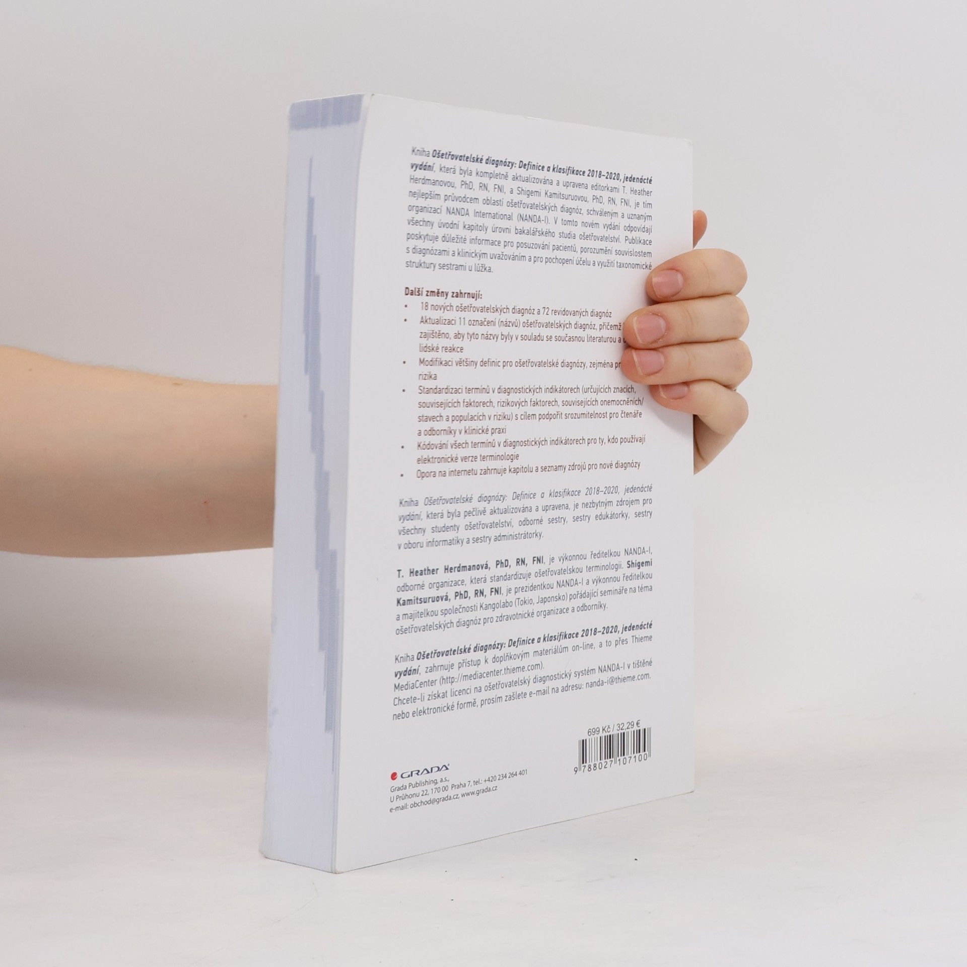 Autorenkollektiv Ošetřovatelské diagnózy: Definice a klasifikace 2018-2020