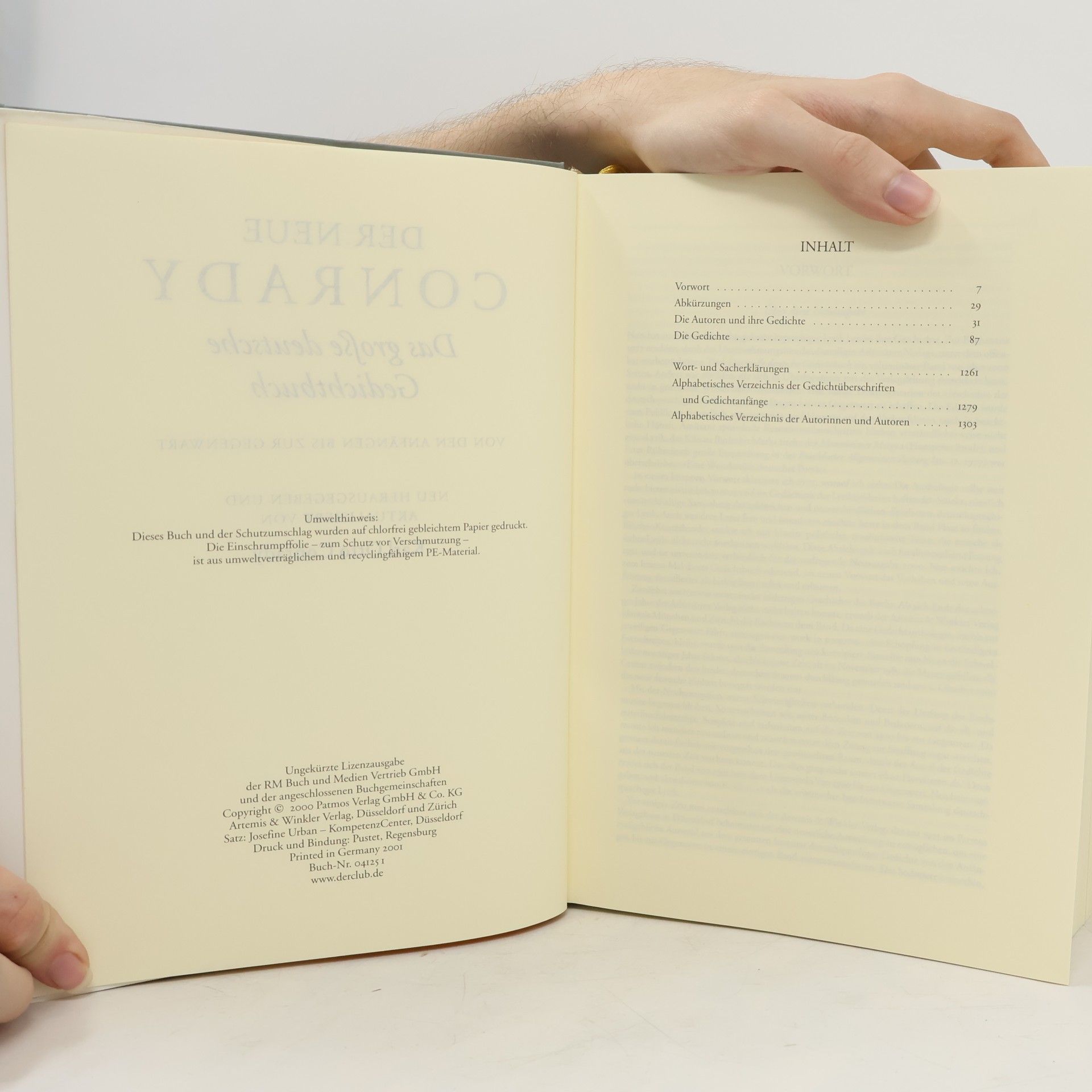 Karl Otto Conrady Der neue Conrady. Das große deutsche Gedichtbuch