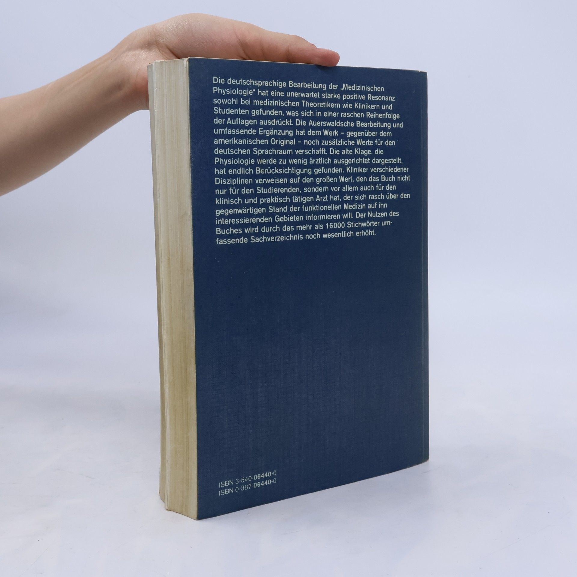 William F. Ganong Lehrbuch der medizinischen Physiologie