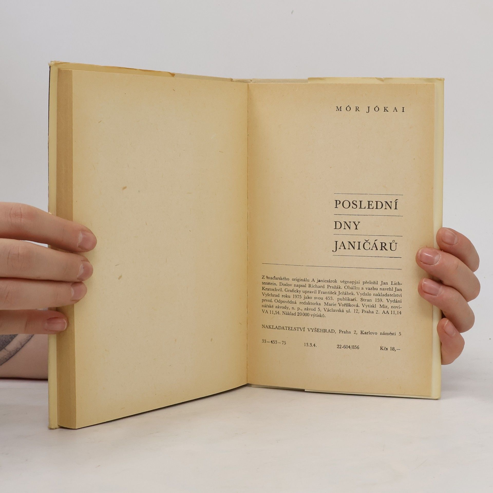 Mór Jókai Poslední dny janičárů