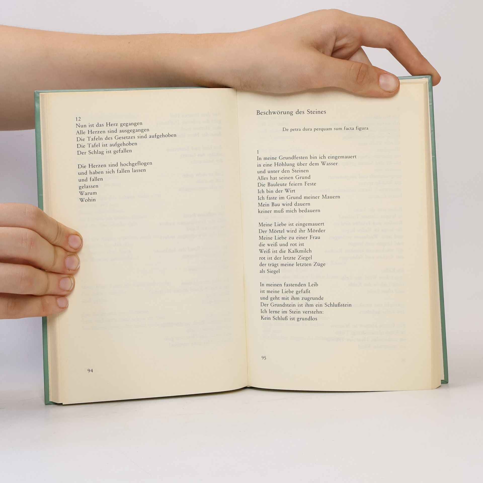 Erich Fried Reich der Steine