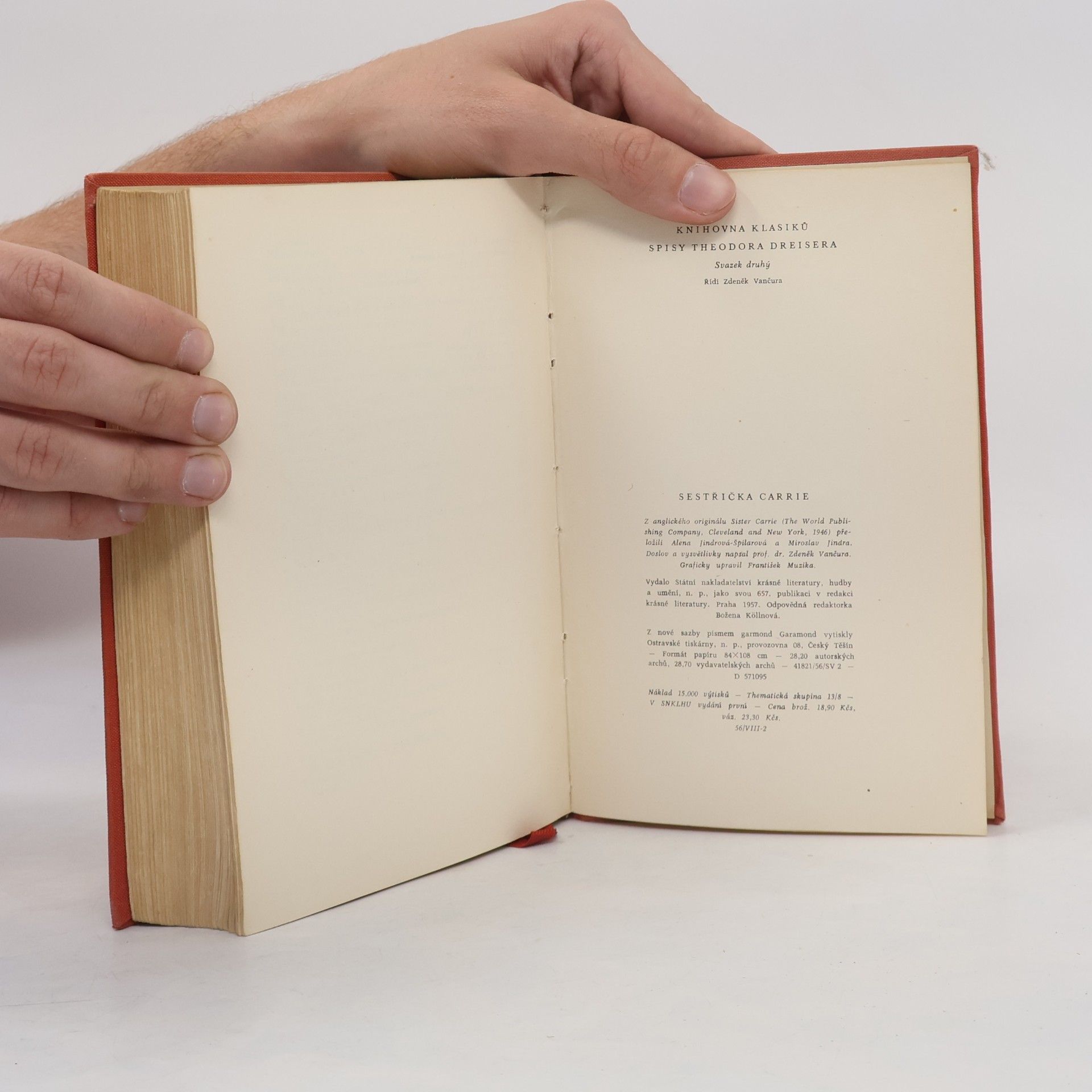 Theodore Dreiser Sestřička Carrie