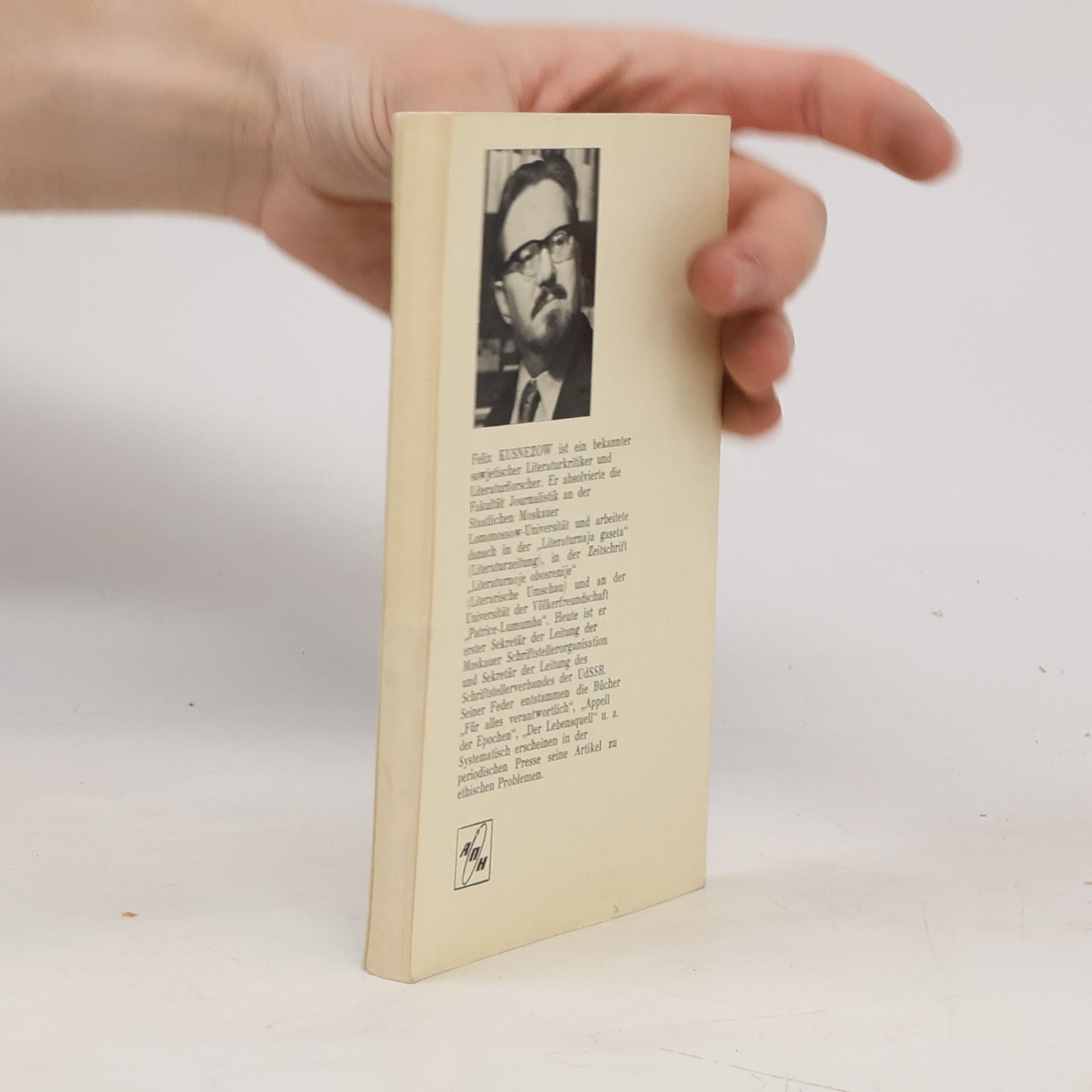 Felix Kusnezow Ethische Probleme in der Literatur und im Leben