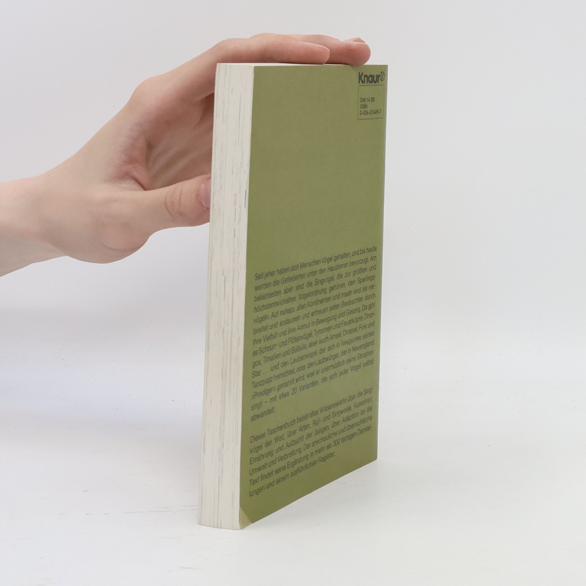 Oliver Luther Austin Knaur Taschenbücher: Knaurs Singvögel der Welt