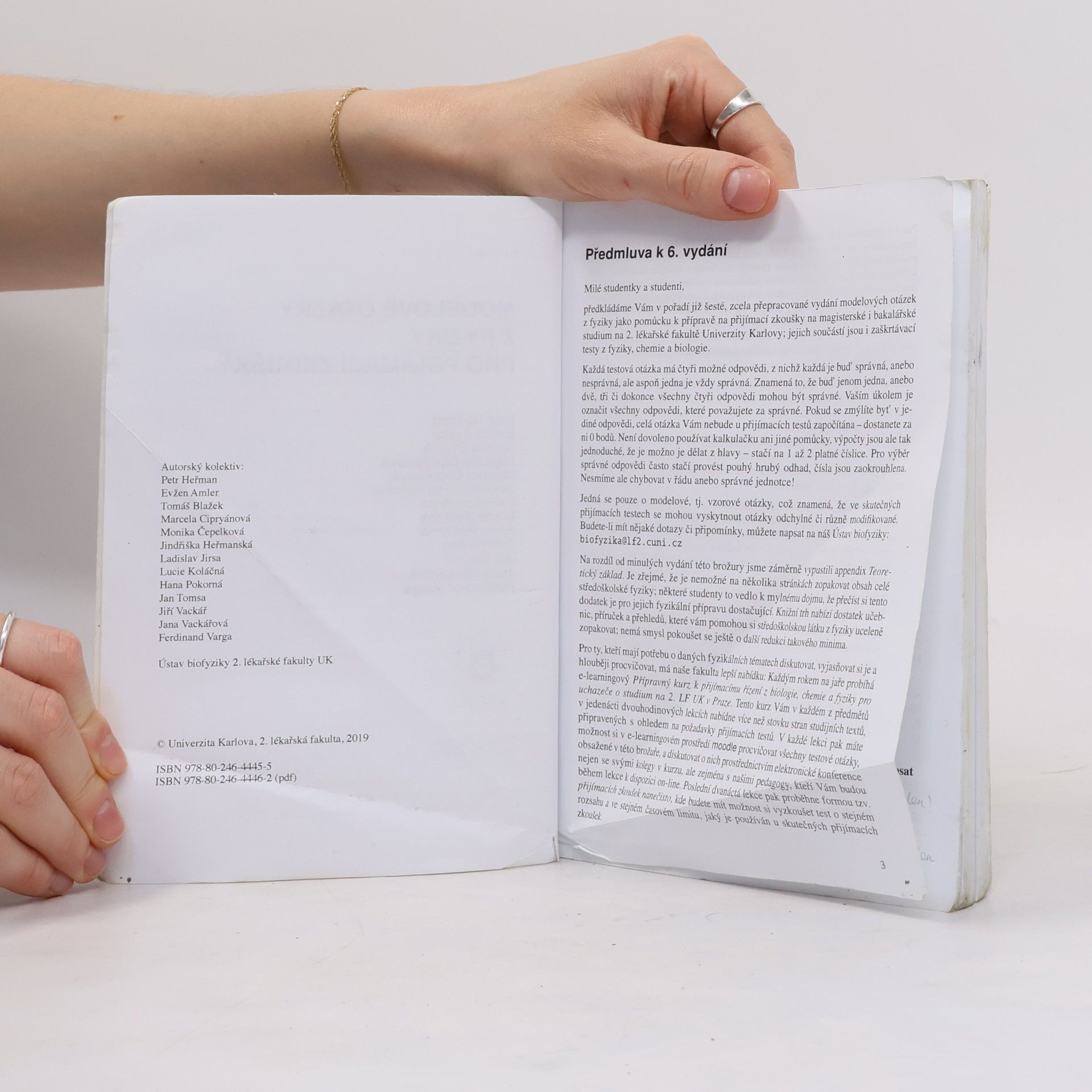Various authors Modelové otázky z fyziky pro přijímací zkoušky