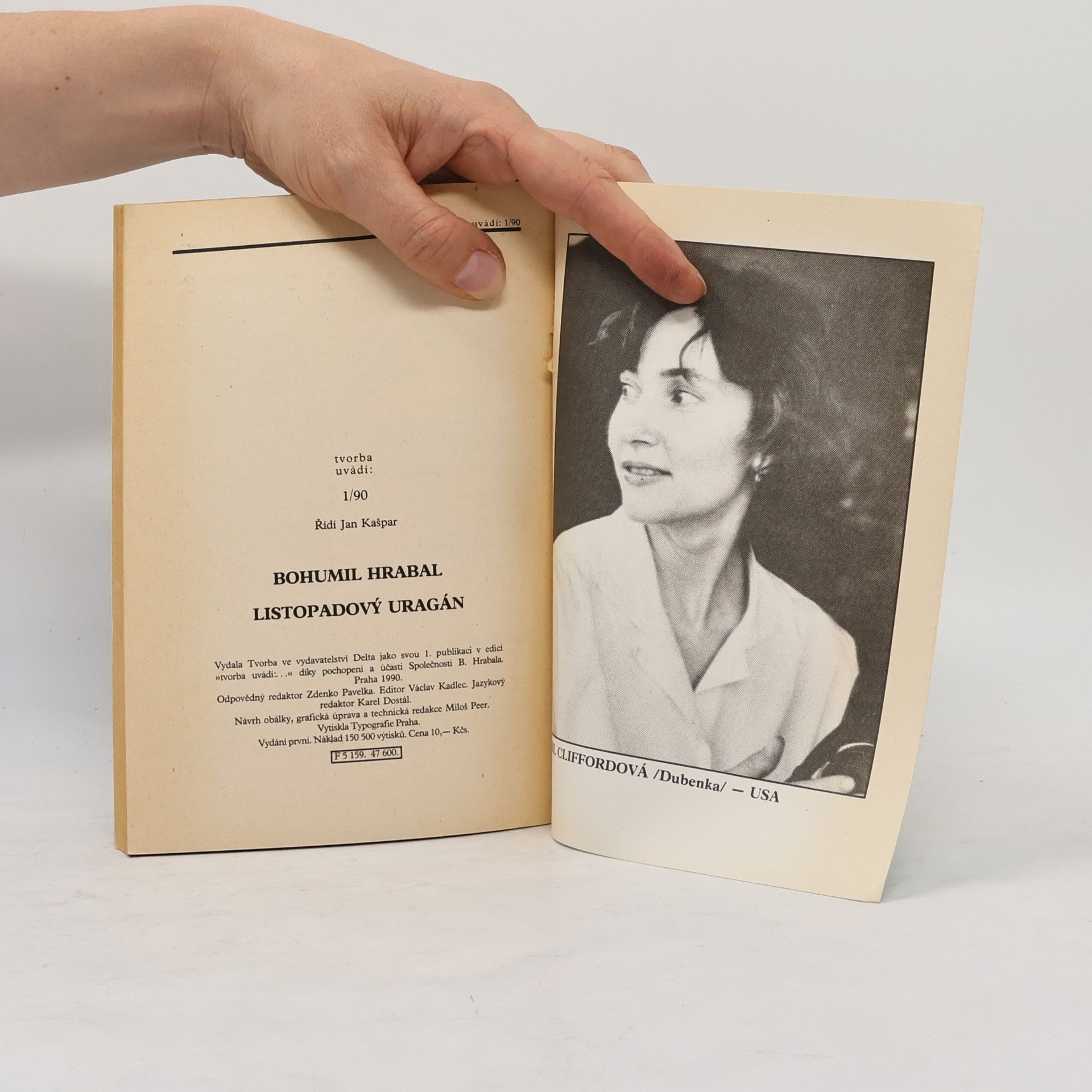 Bohumil Hrabal Listopadový uragán