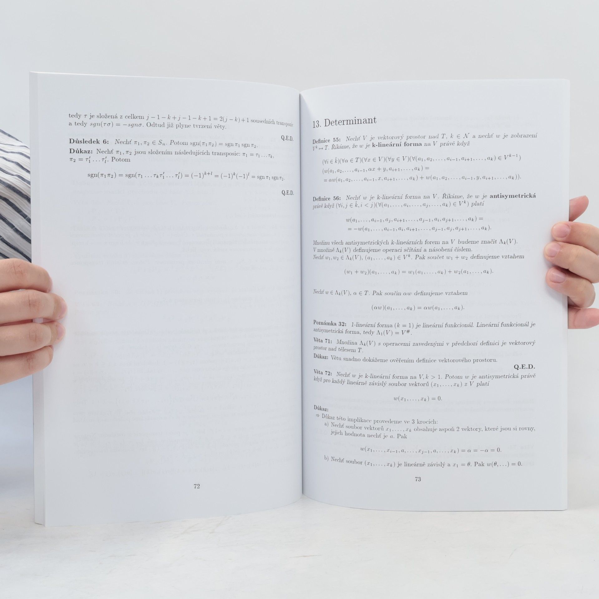 Jiří Pytlíček Lineární algebra a geometrie