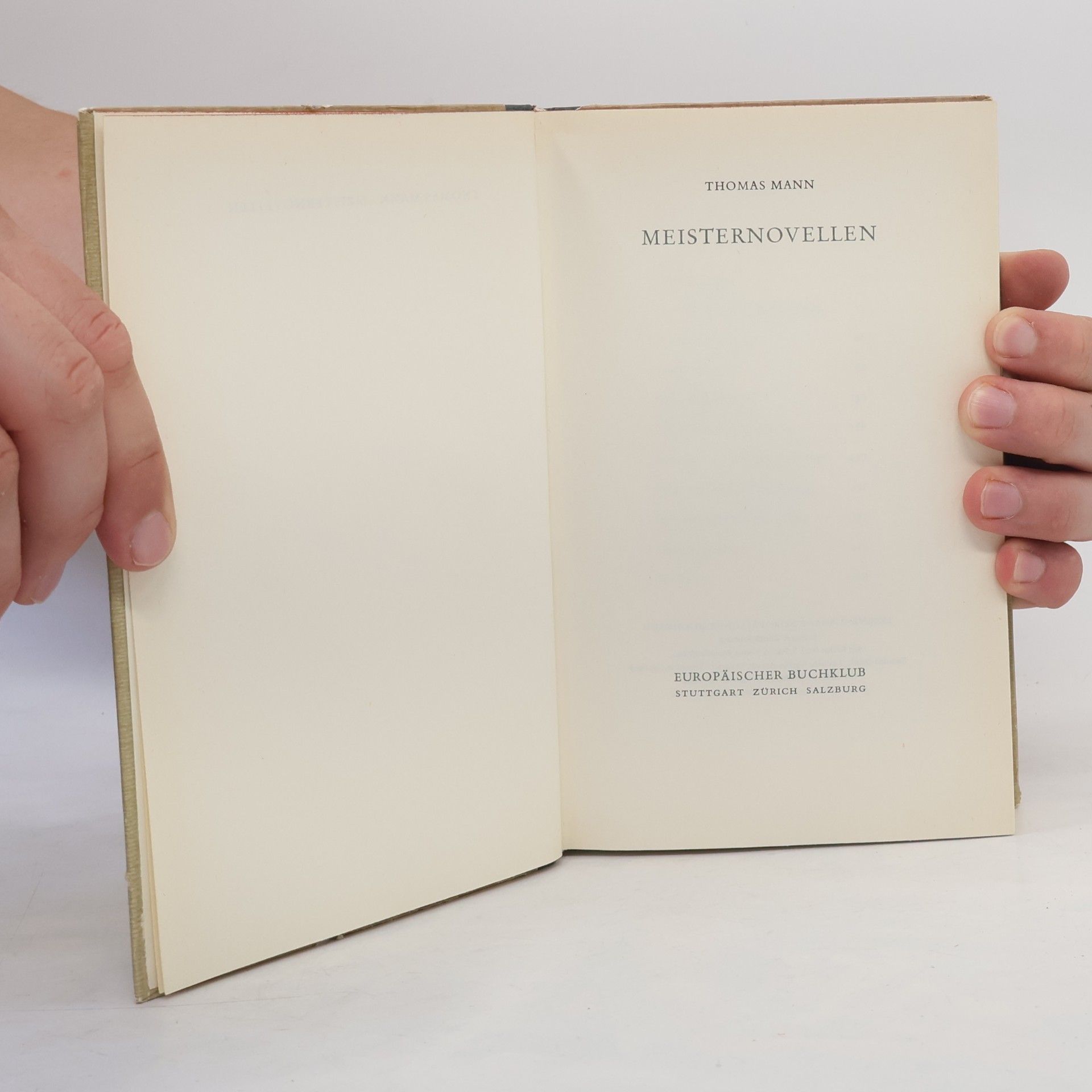 Thomas Mann Meister-Novellen