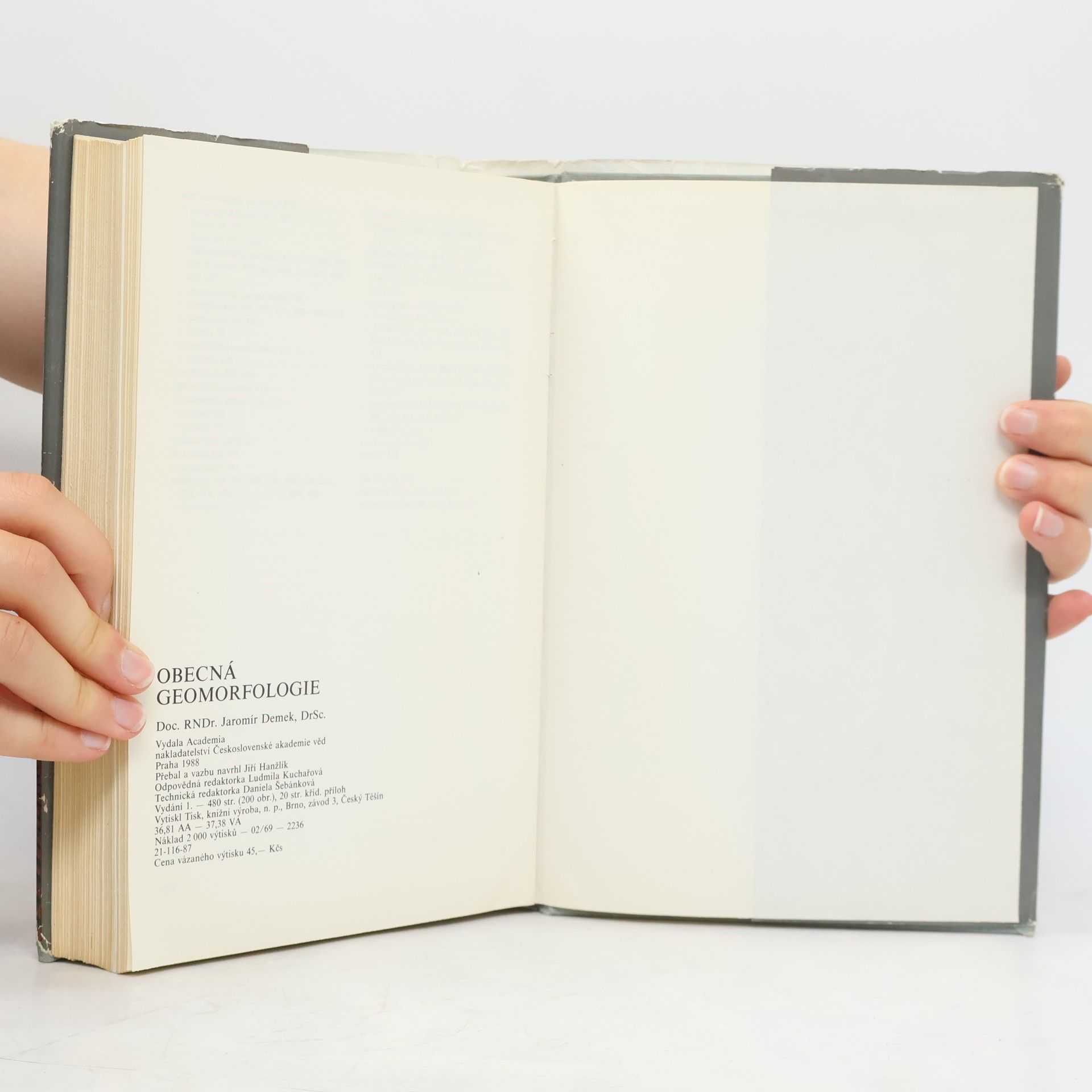 Jaromír Demek Obecná geomorfologie
