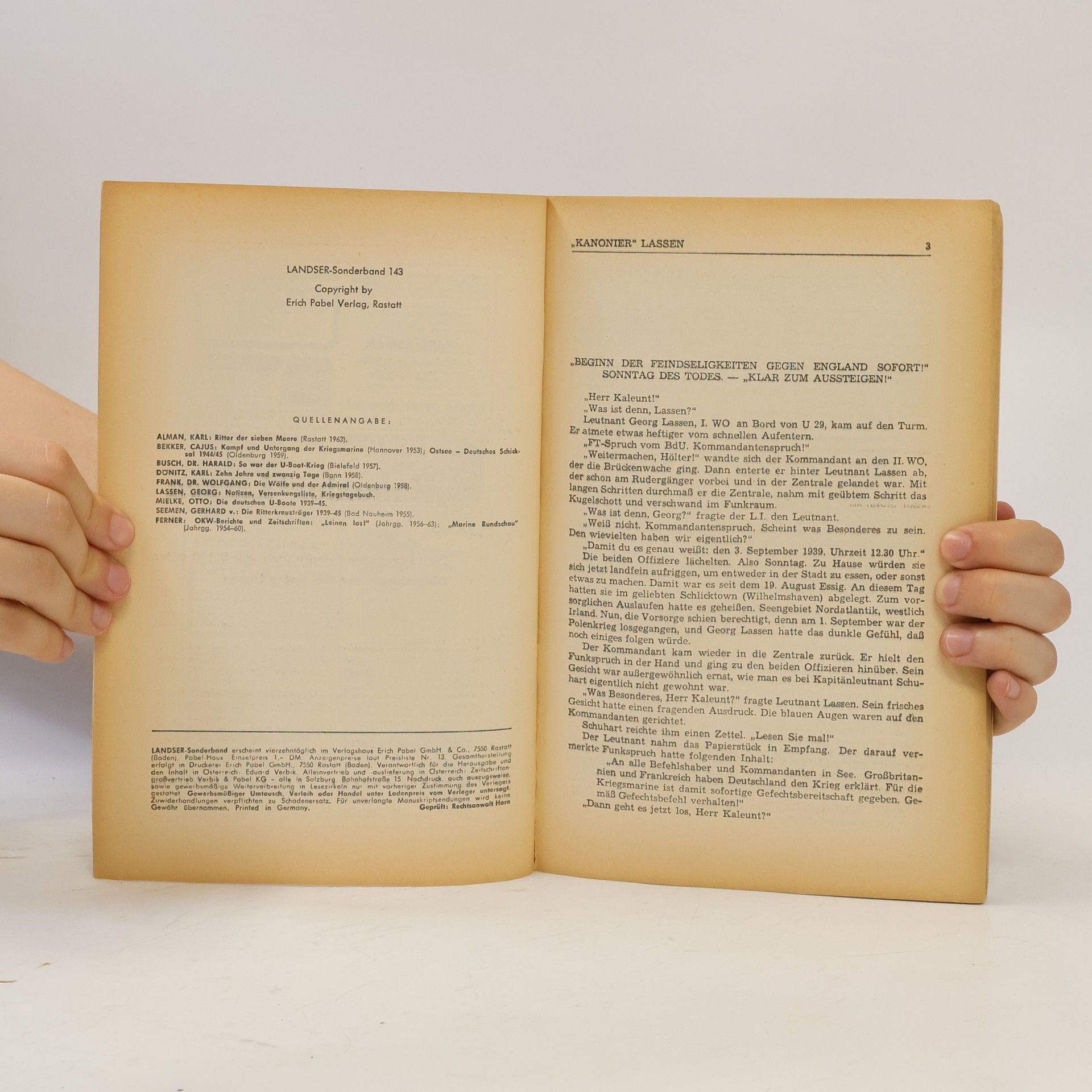 Collectif d'auteurs Der Landser Sonderband 143