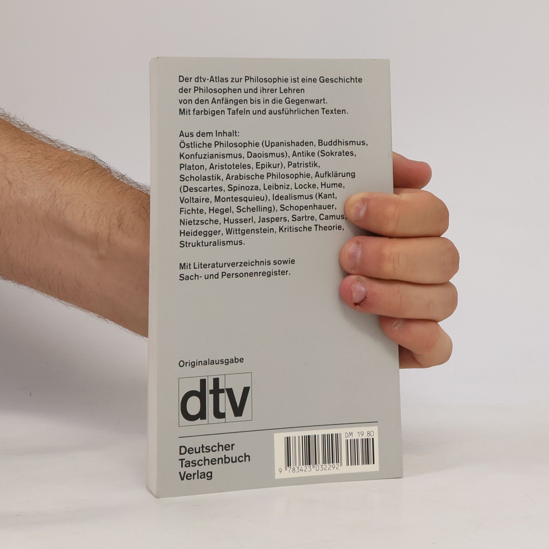 Peter Kunzmann Dtv-Atlas zur Philosophie