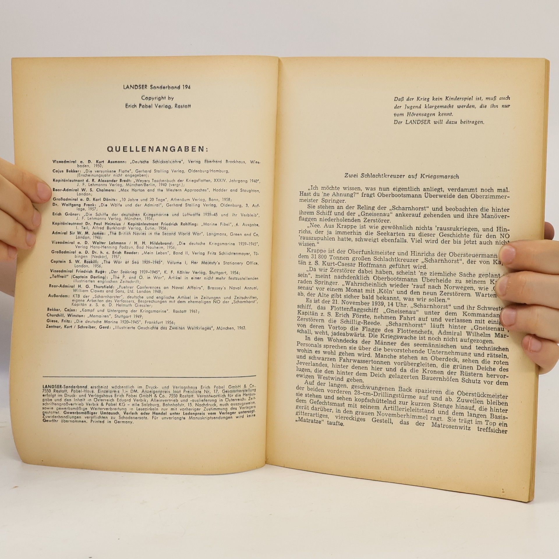 Fritz Otto Busch Schiffskorsaren durchpflügen die See