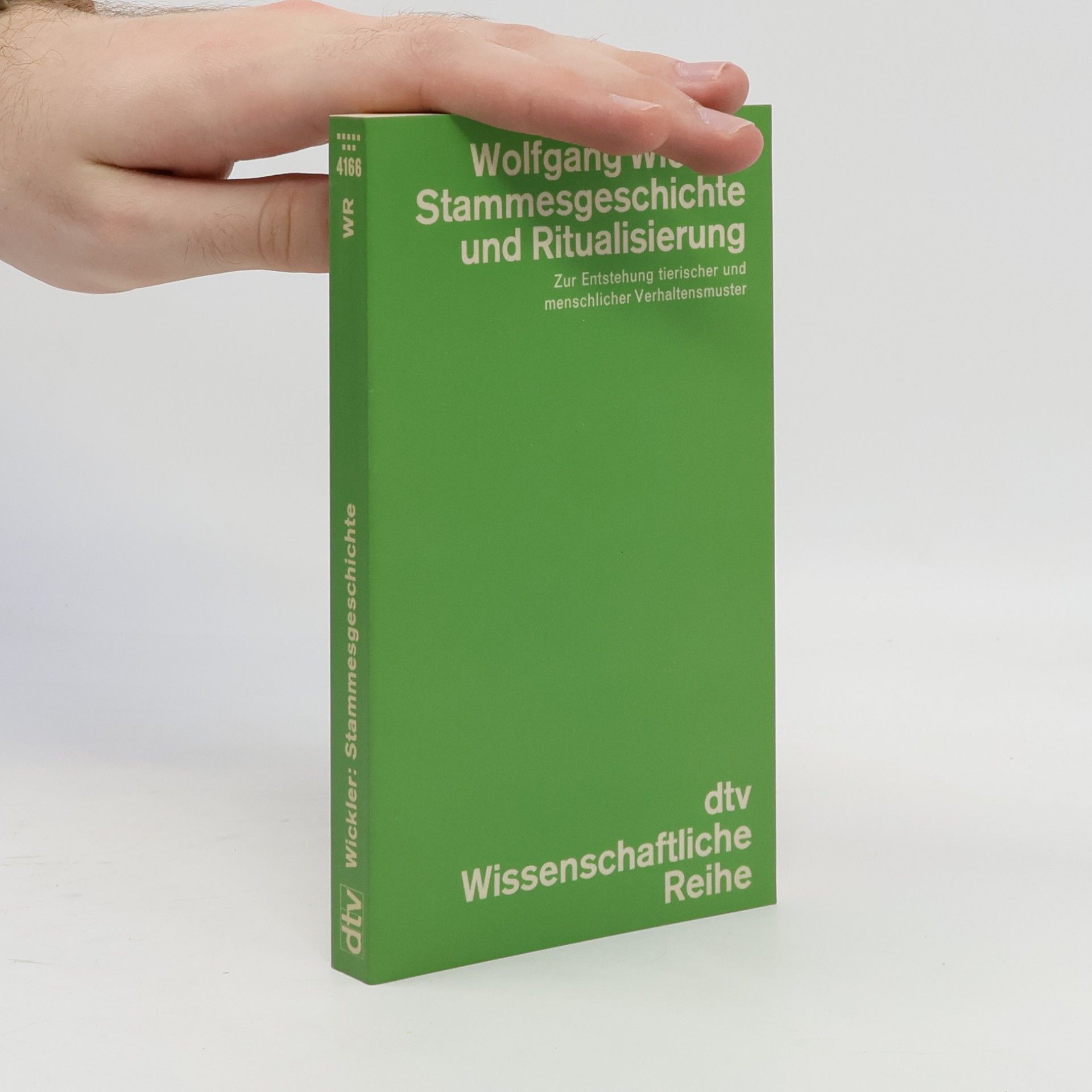 Wolfgang Wickler Stammesgeschichte und Ritualisierung